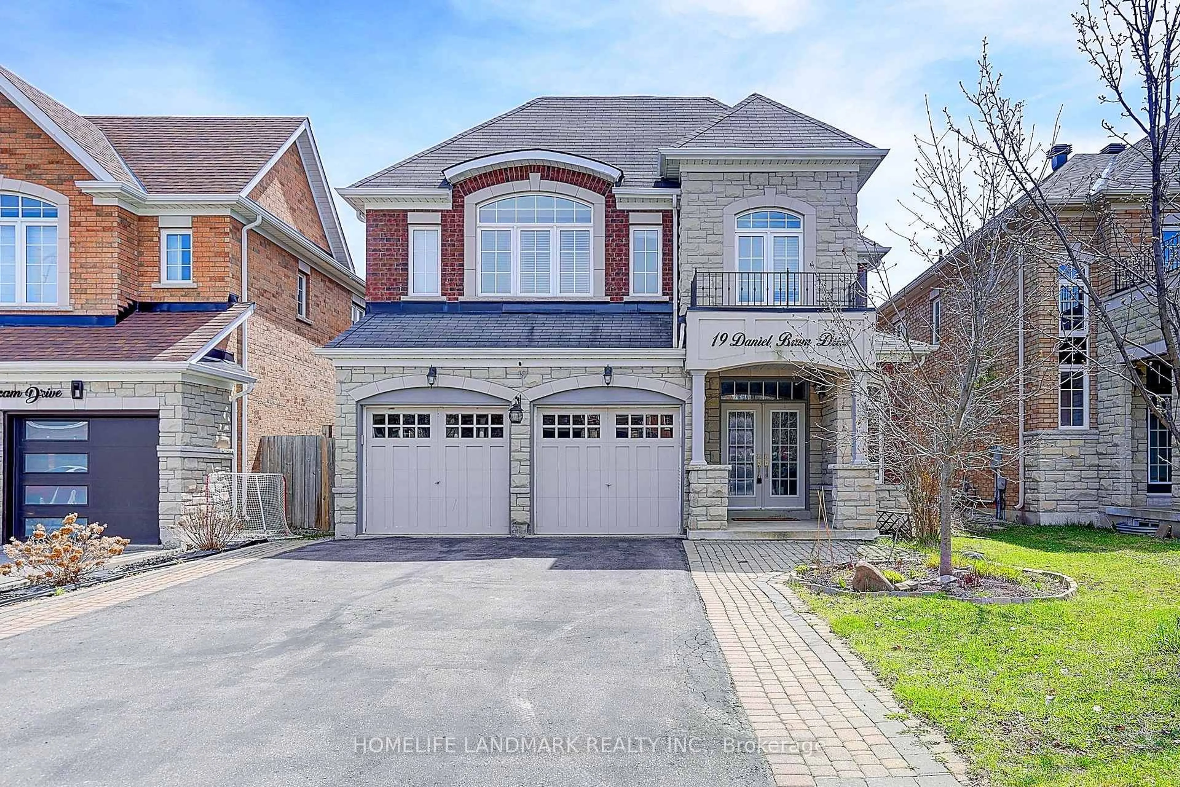 Home with brick exterior material, street for 19 Daniel Bram Dr, Vaughan Ontario L6A 0L4