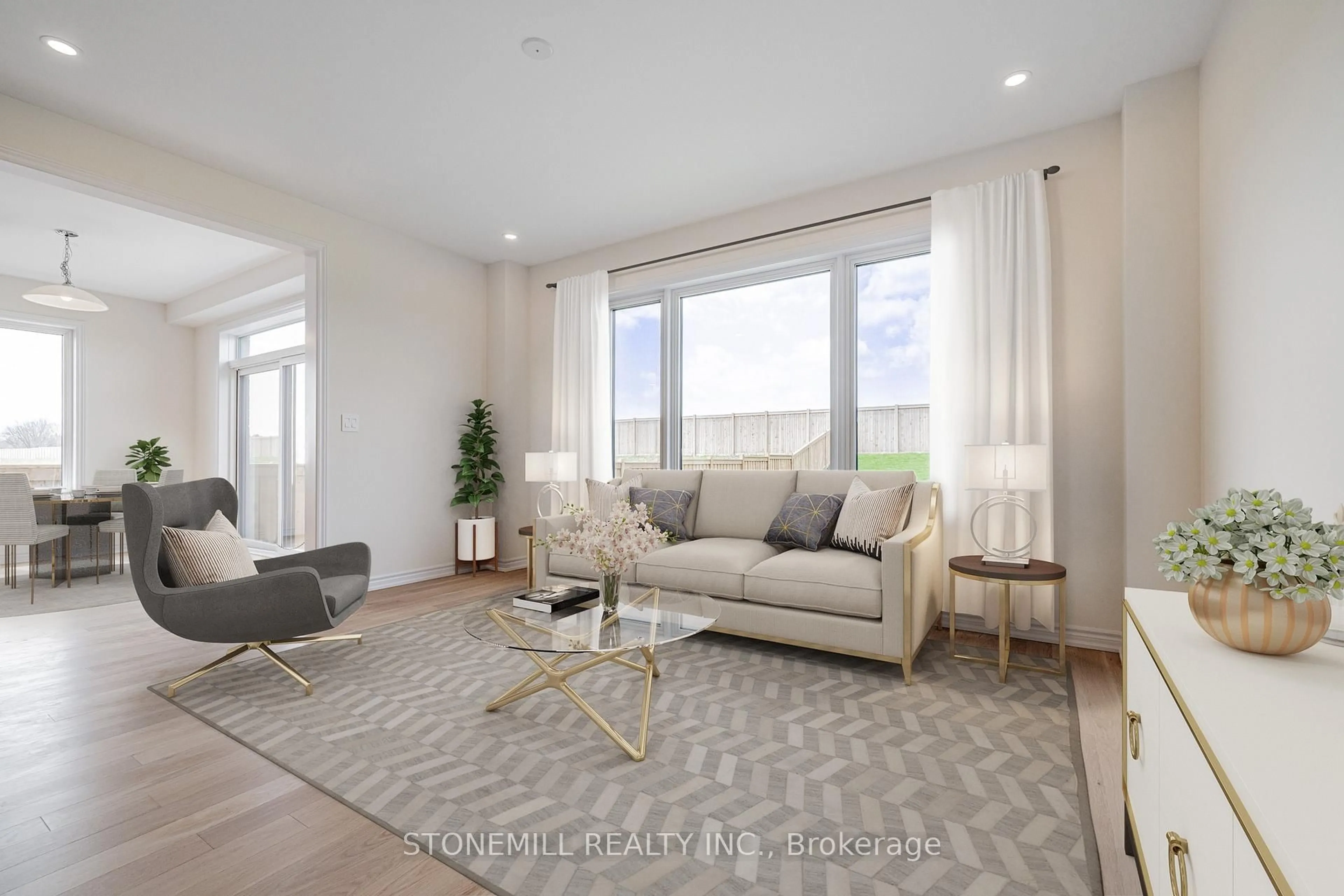 Living room with furniture, unknown for 62 Henderson St, Essa Ontario L3W 0A9