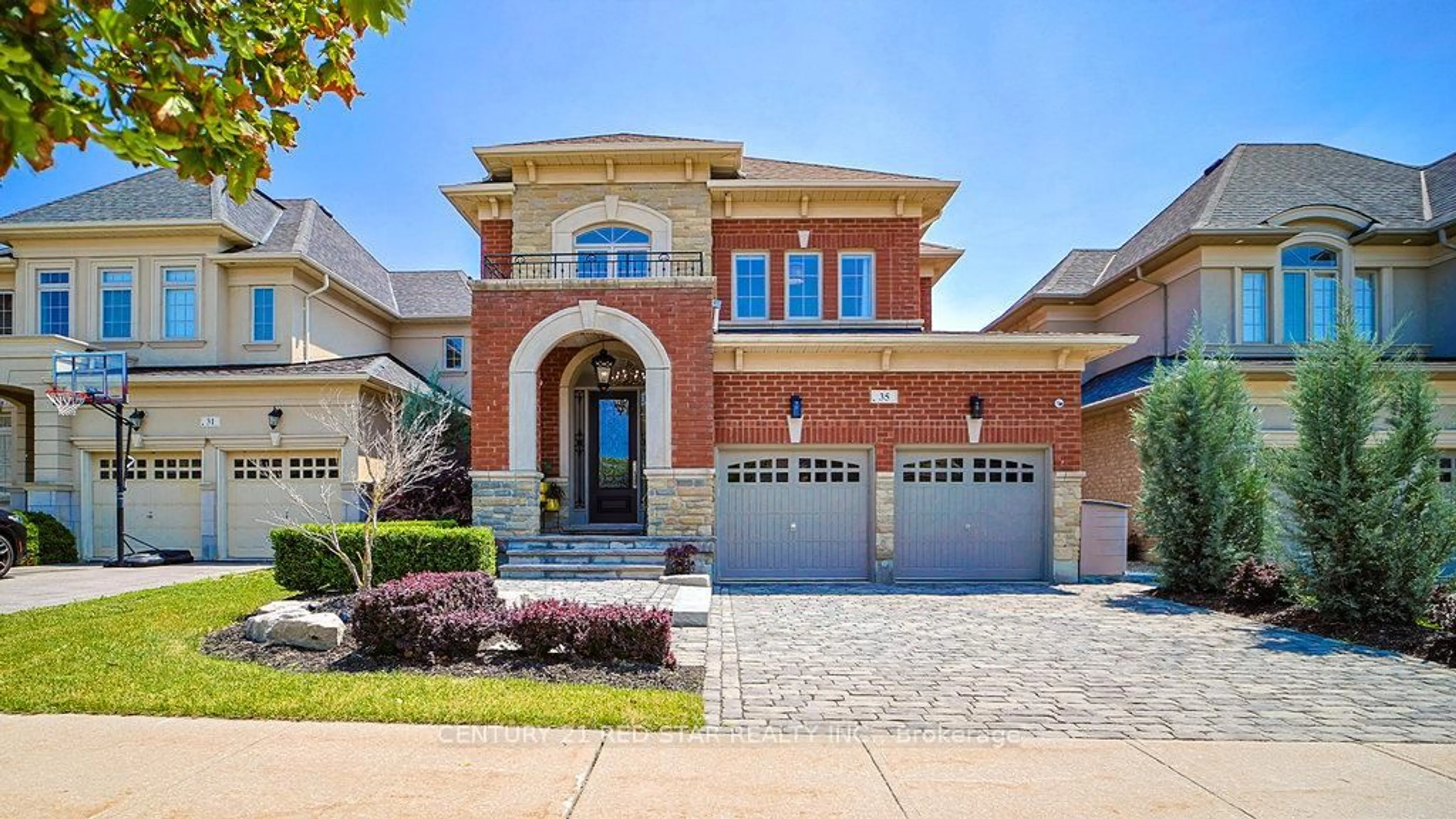 Home with brick exterior material, street for 35 Stanton Ave, Vaughan Ontario L4H 0V5