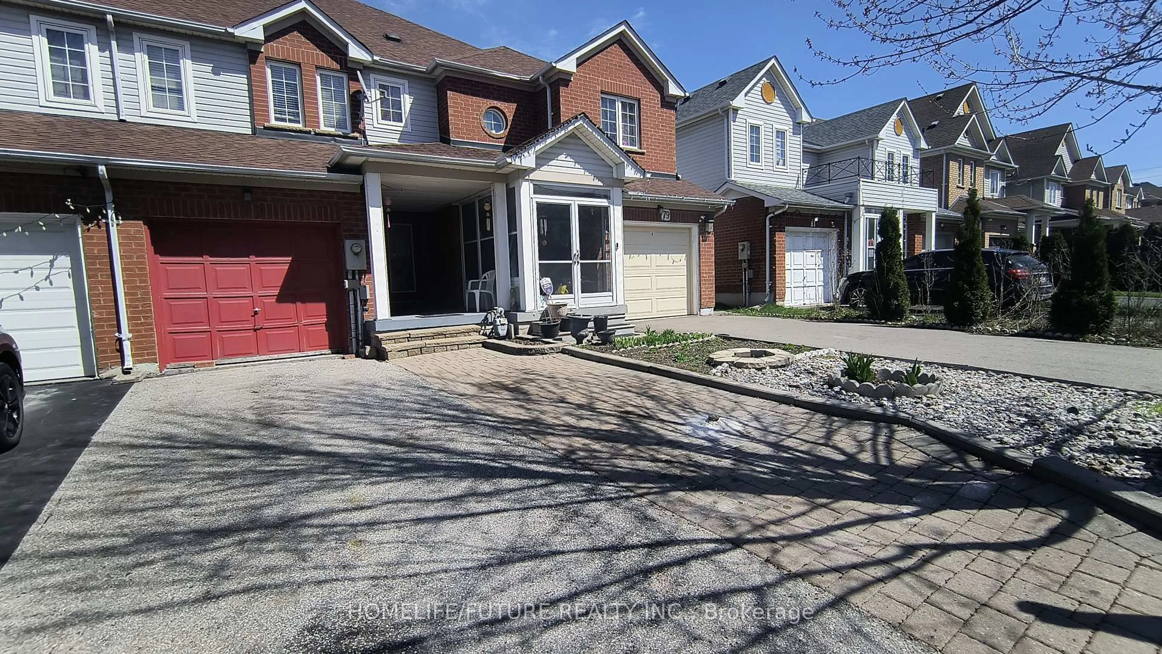 Home with brick exterior material, street for 77 Billingsley Cres, Markham Ontario L3S 4P2