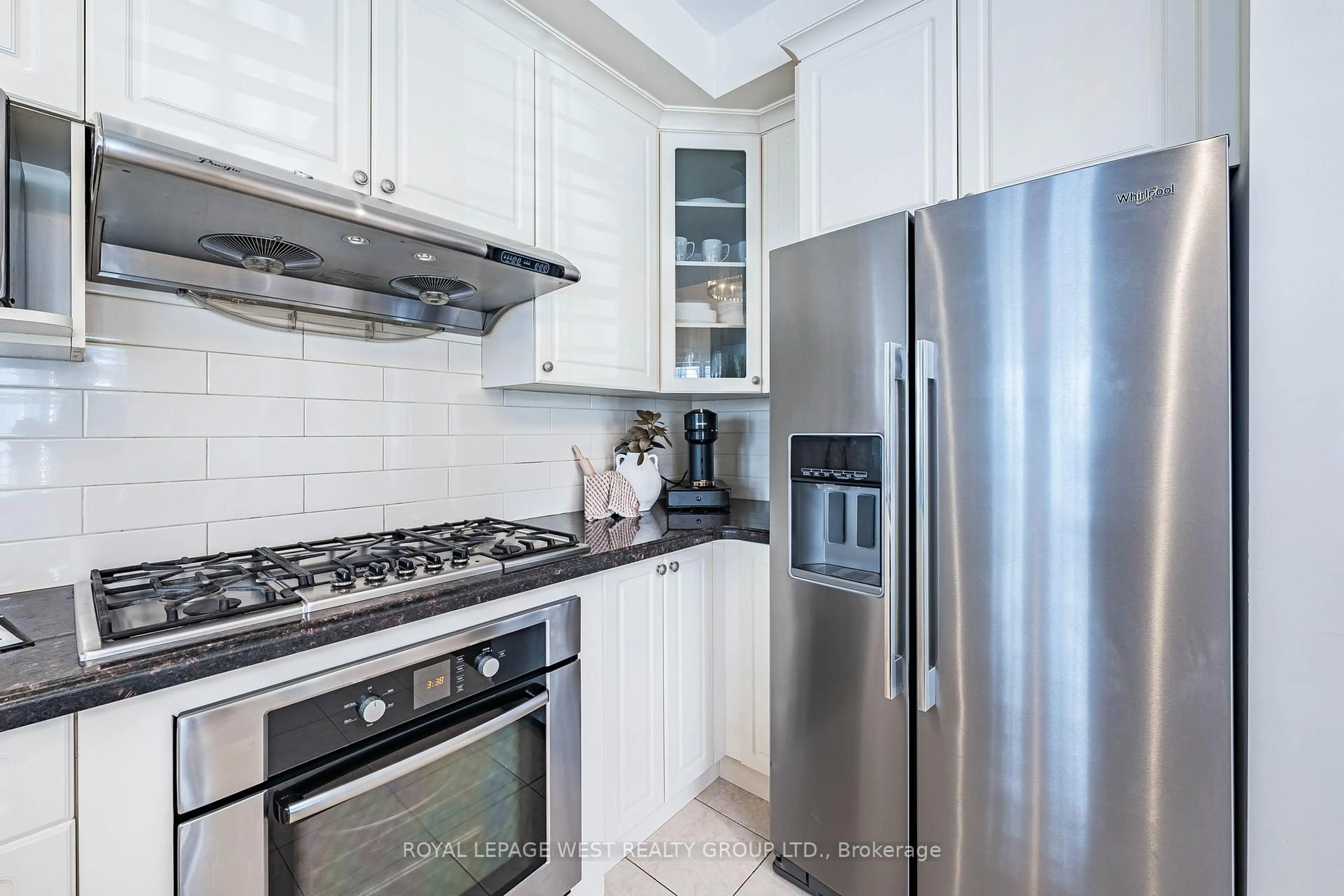 Standard kitchen, ceramic/tile floor for 23 Mackenzie's Stand Ave, Markham Ontario L6G 0C4