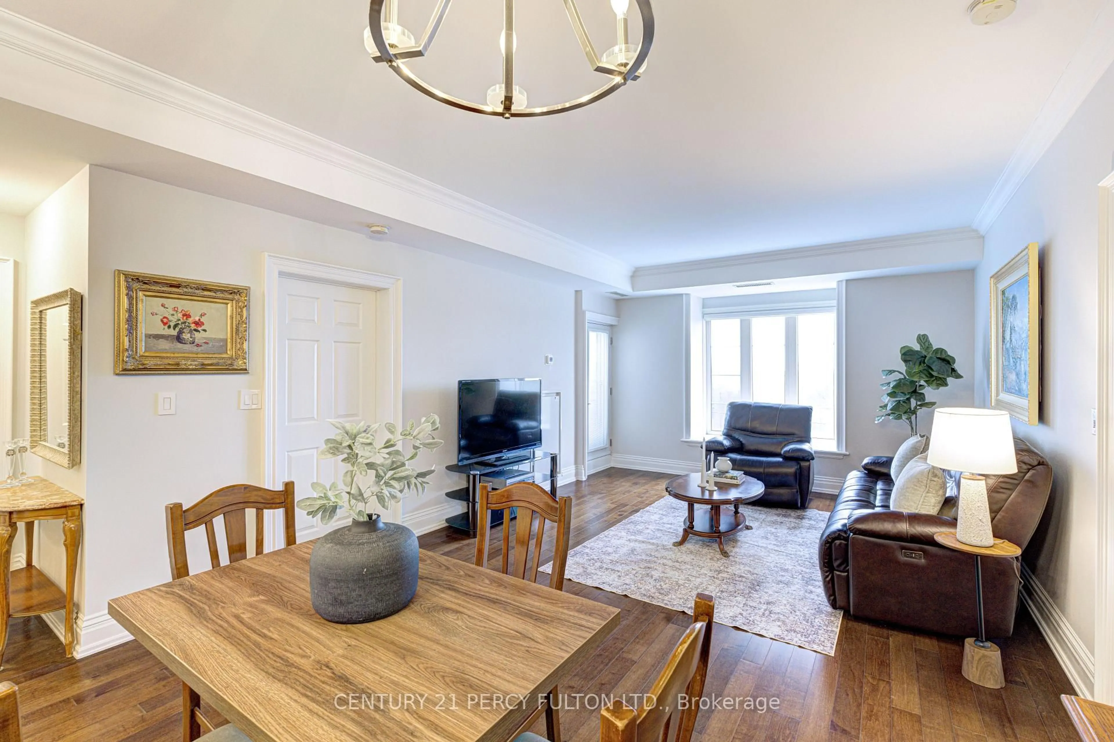 Living room with furniture, unknown for 4620 Highway 7 #PH 412, Vaughan Ontario L4L 0B3