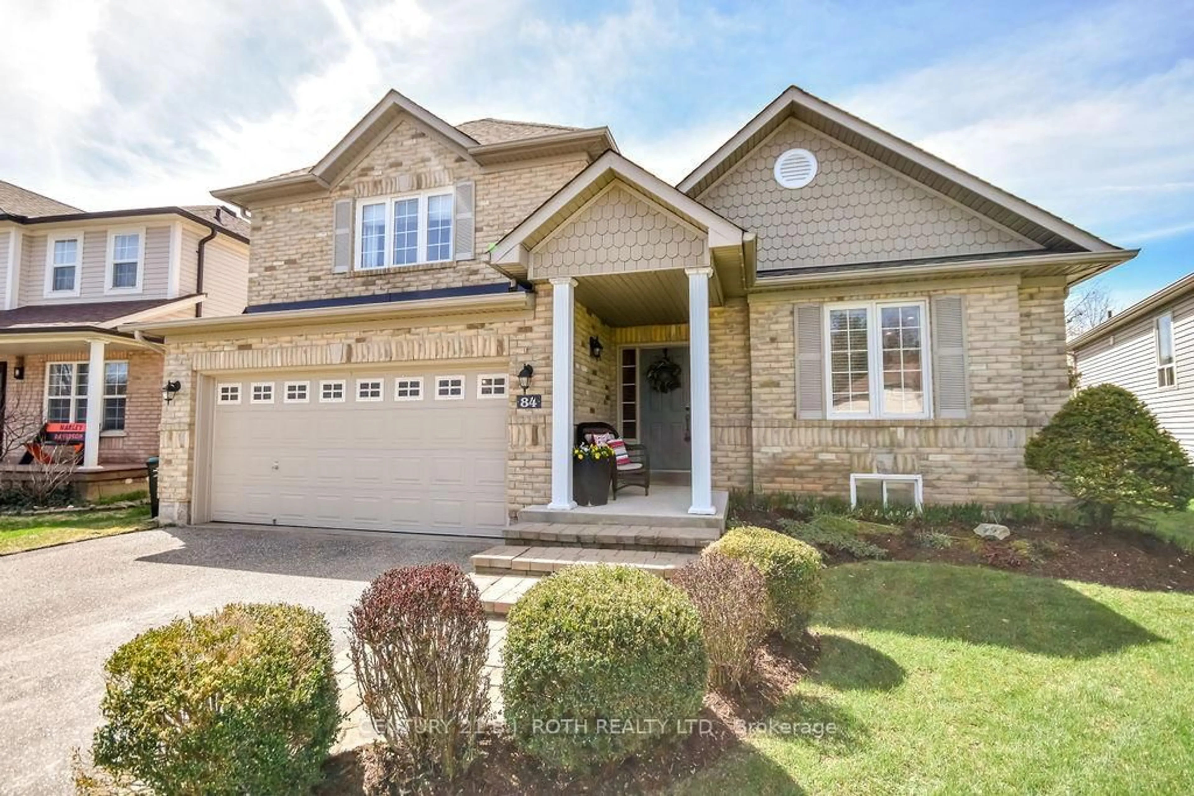 Home with brick exterior material, street for 84 Truax Cres, Essa Ontario L3W 0C1