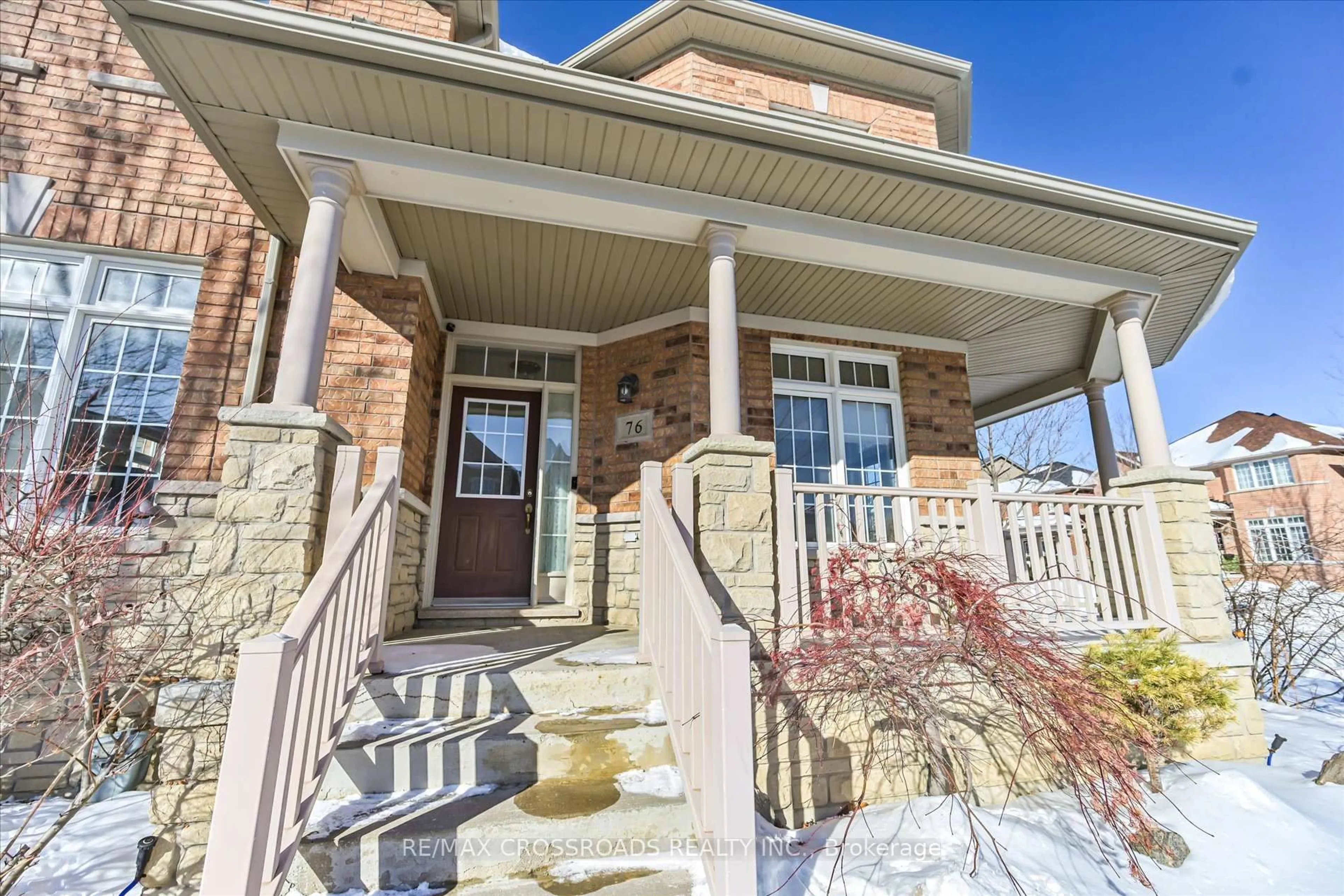 Home with brick exterior material, street for 76 Shady Oaks Ave, Markham Ontario L6B 0J6