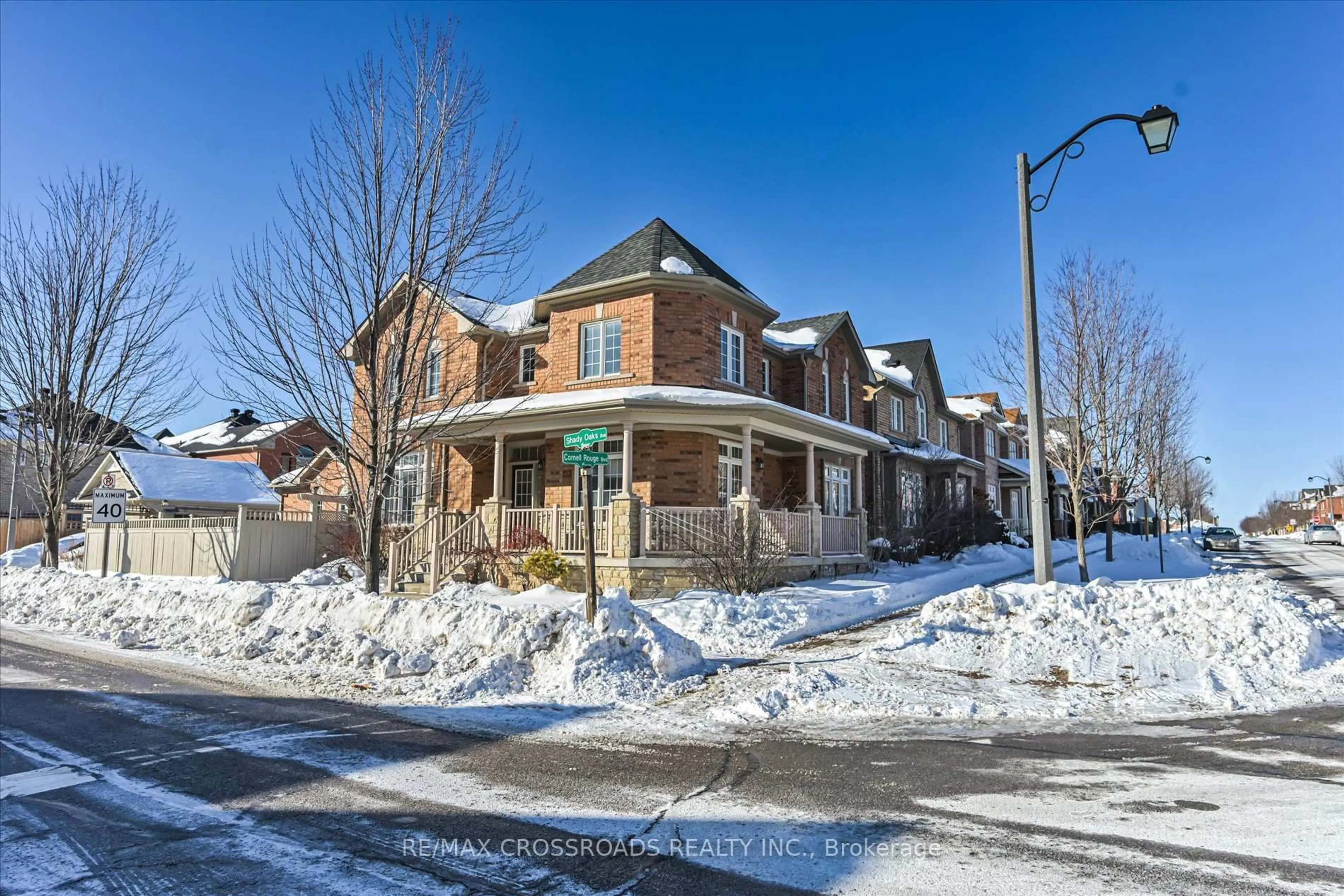 Home with brick exterior material, street for 76 Shady Oaks Ave, Markham Ontario L6B 0J6