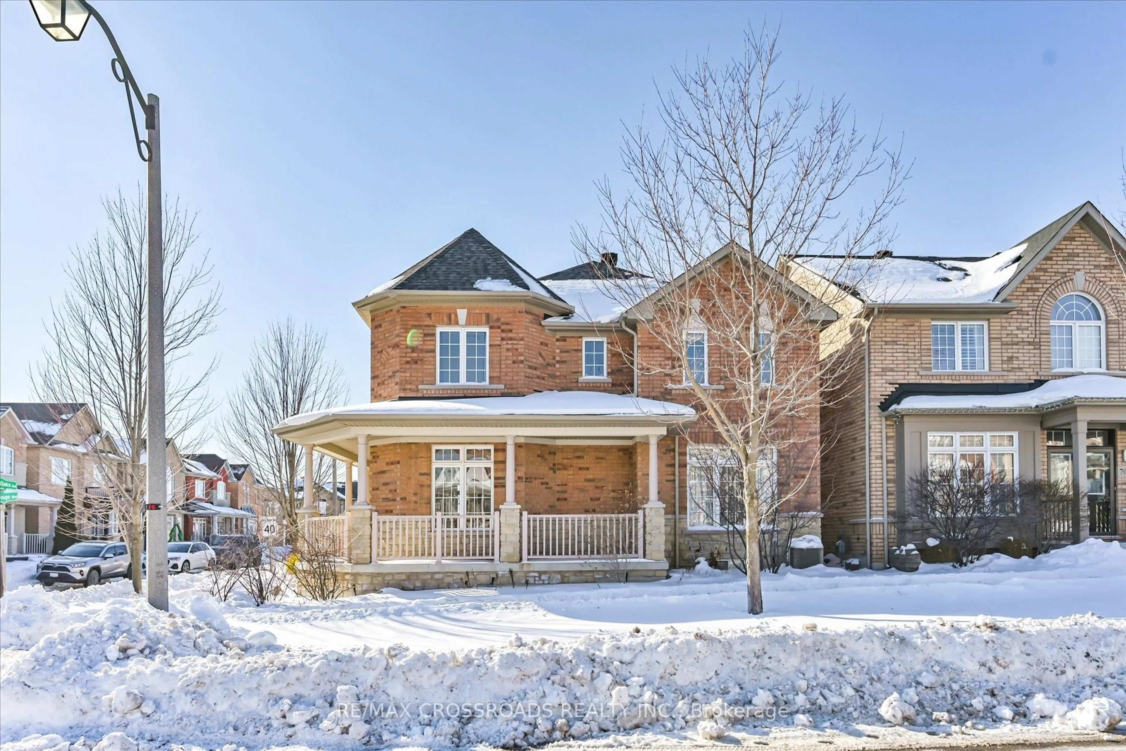 Home with brick exterior material, street for 76 Shady Oaks Ave, Markham Ontario L6B 0J6