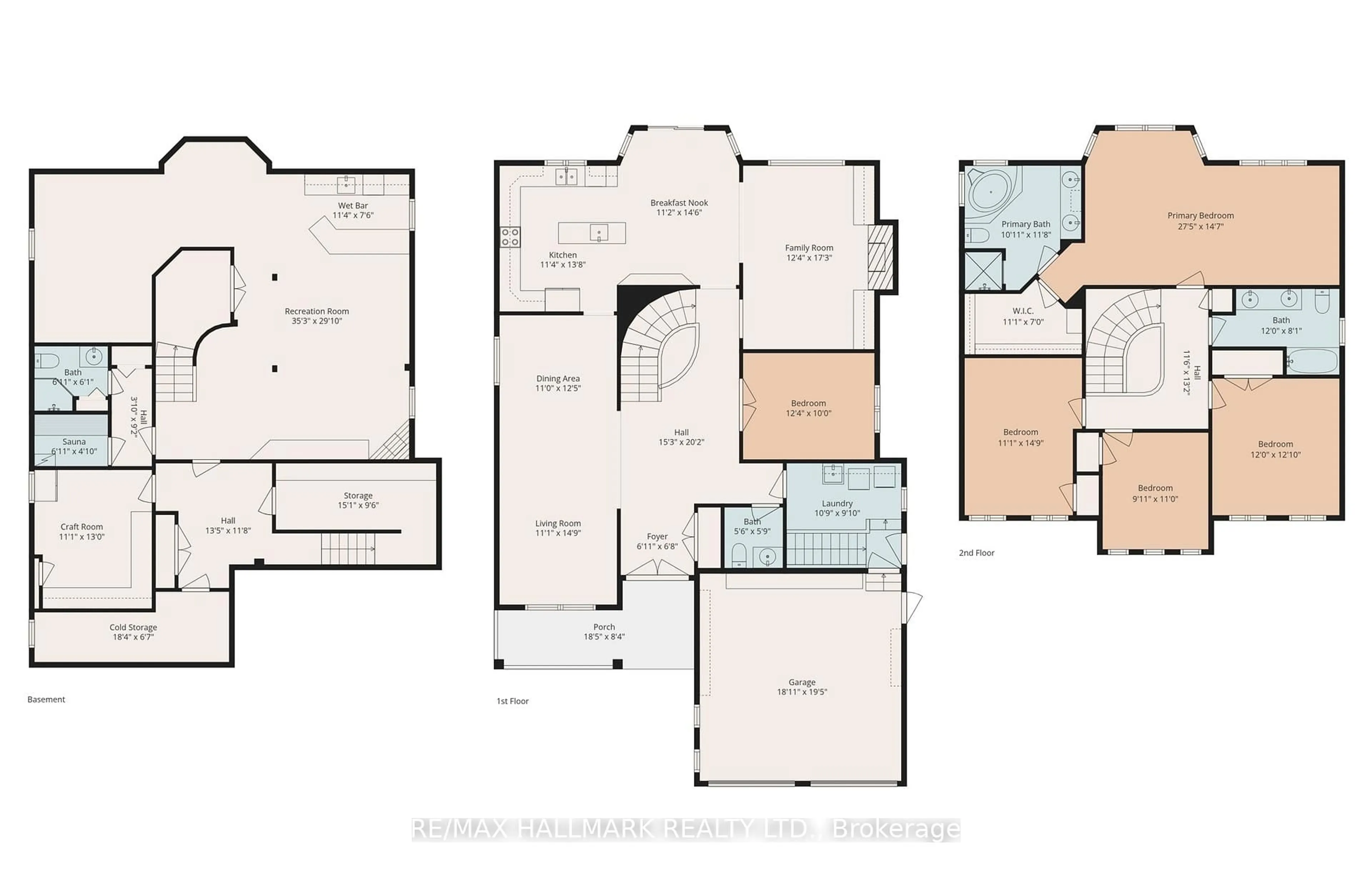 Floor plan for 39 Fairmont Ave, Vaughan Ontario L6A 2P1