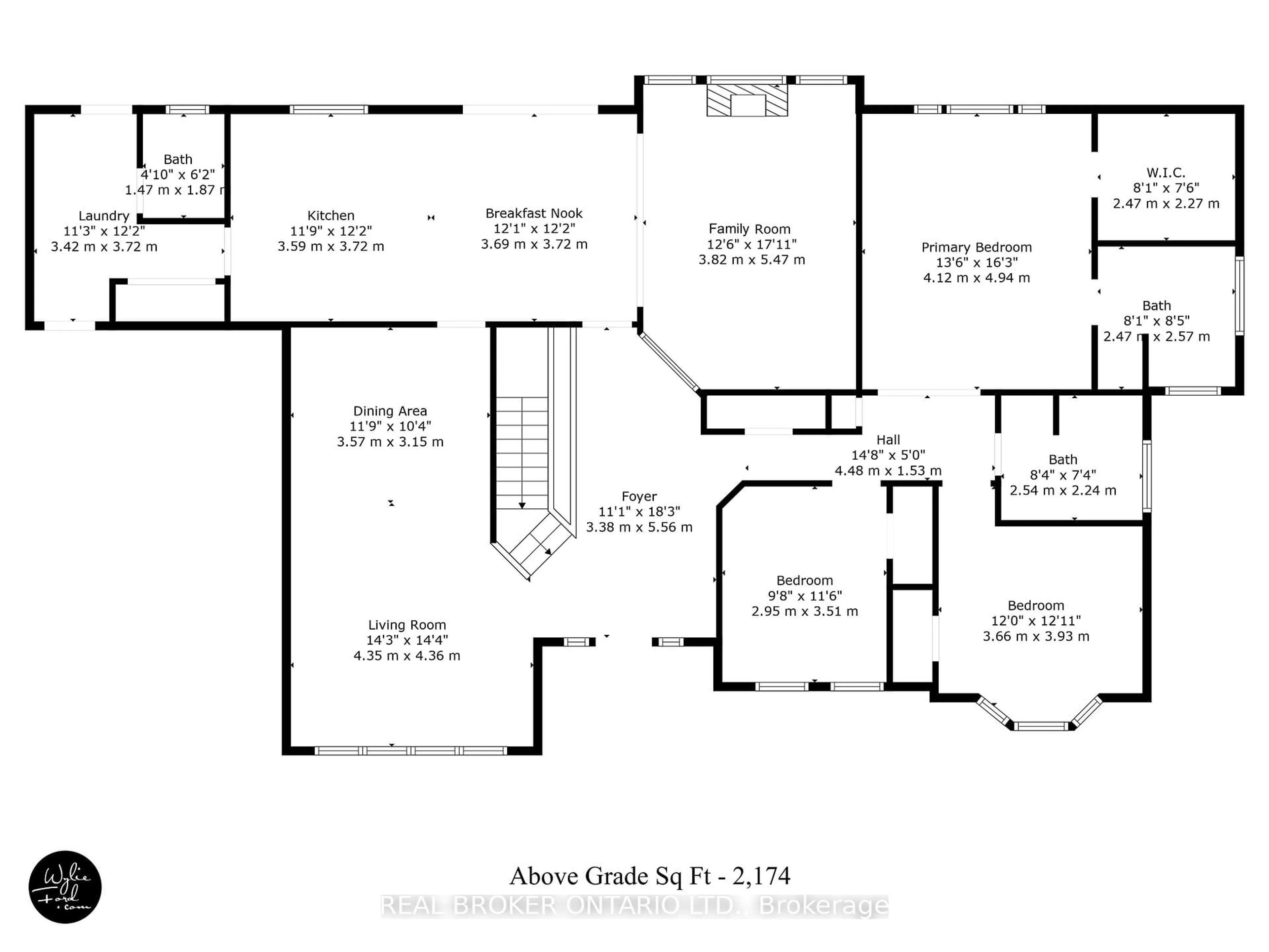 Floor plan for 100 Colonel Wayling Blvd, East Gwillimbury Ontario L0G 1V0