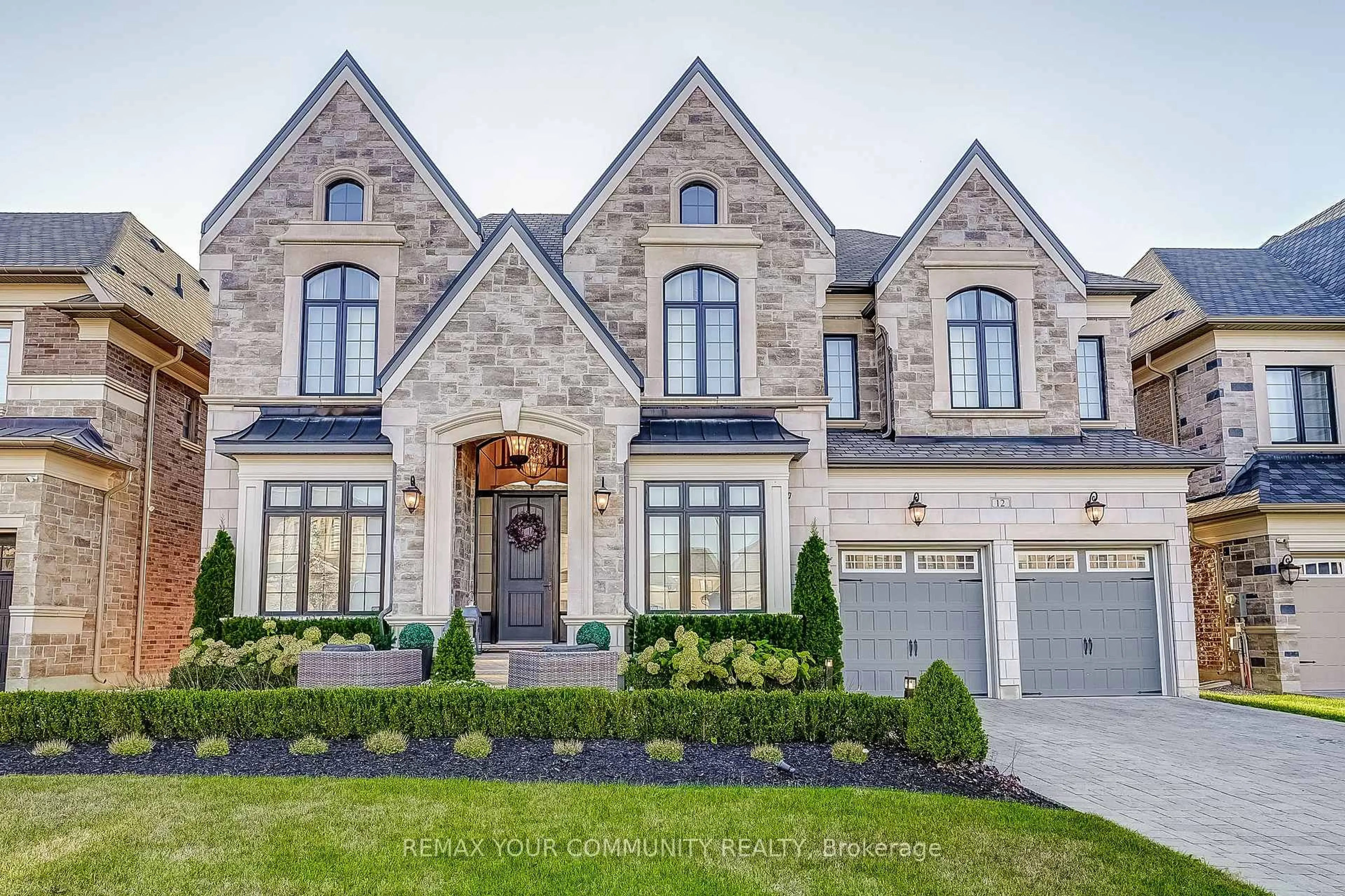 Home with brick exterior material, street for 12 Mary Natasha Crt, Vaughan Ontario L4H 3N5