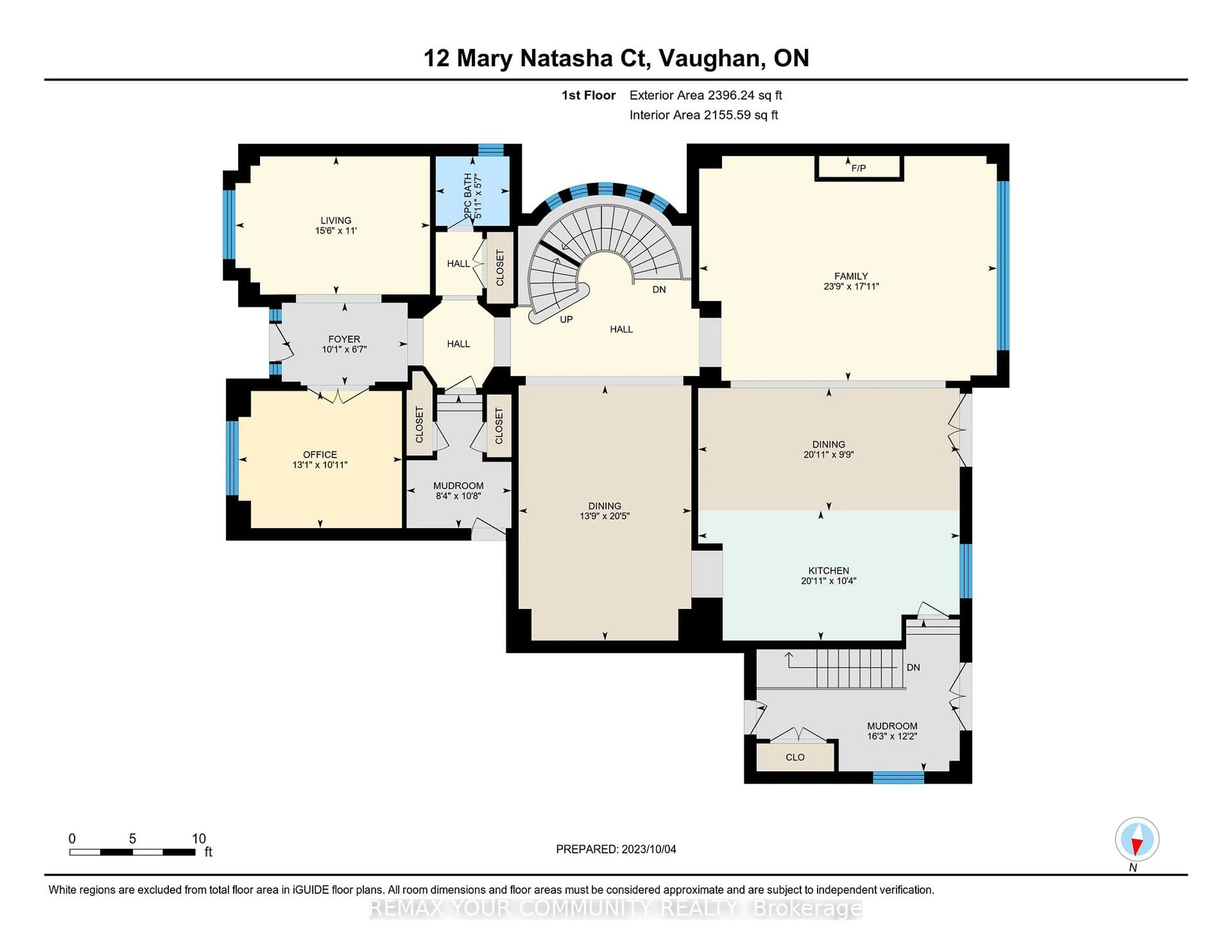 Floor plan for 12 Mary Natasha Crt, Vaughan Ontario L4H 3N5