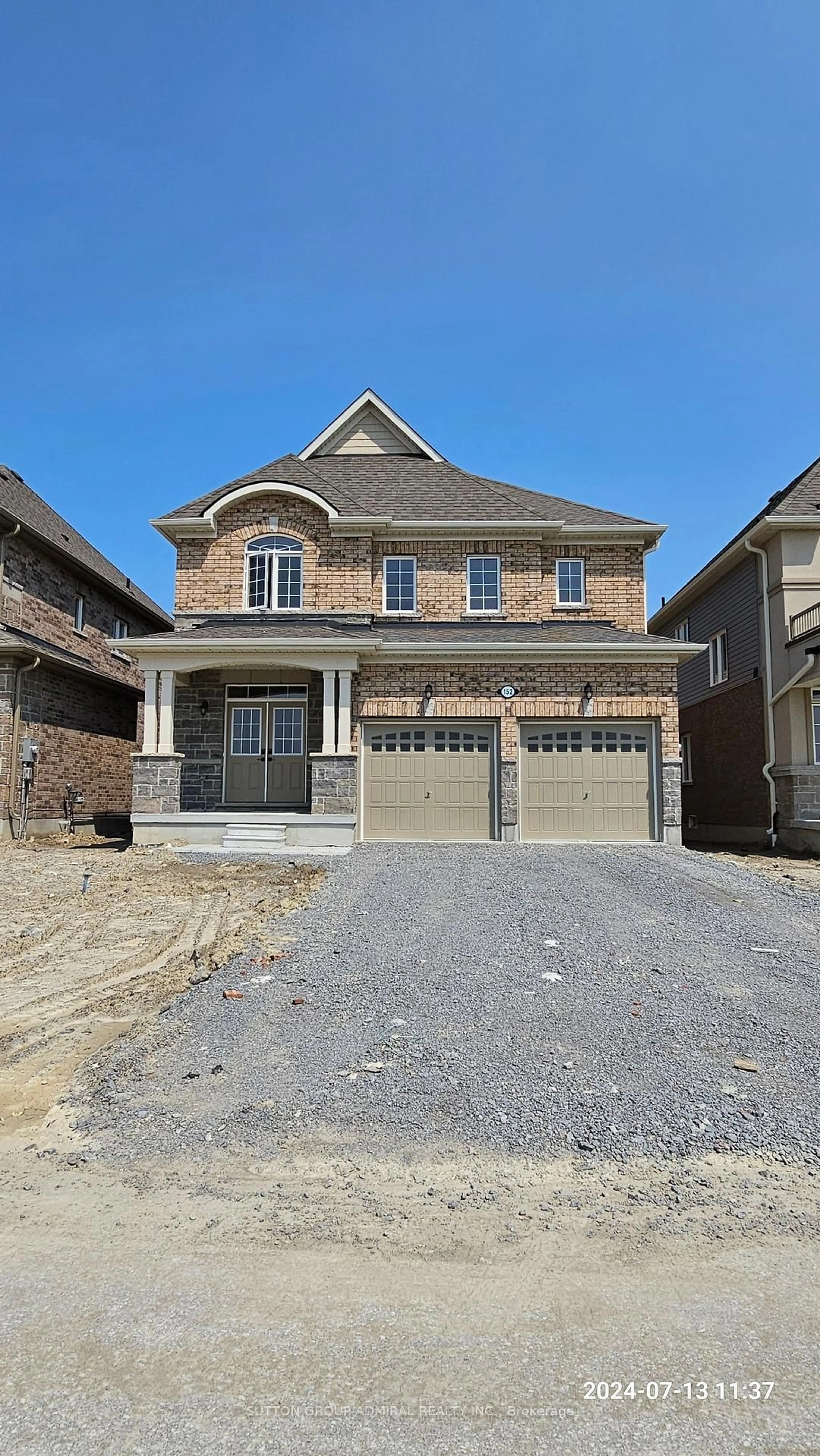 Home with brick exterior material, street for 152 Hawkins St, Georgina Ontario L0E 1R0