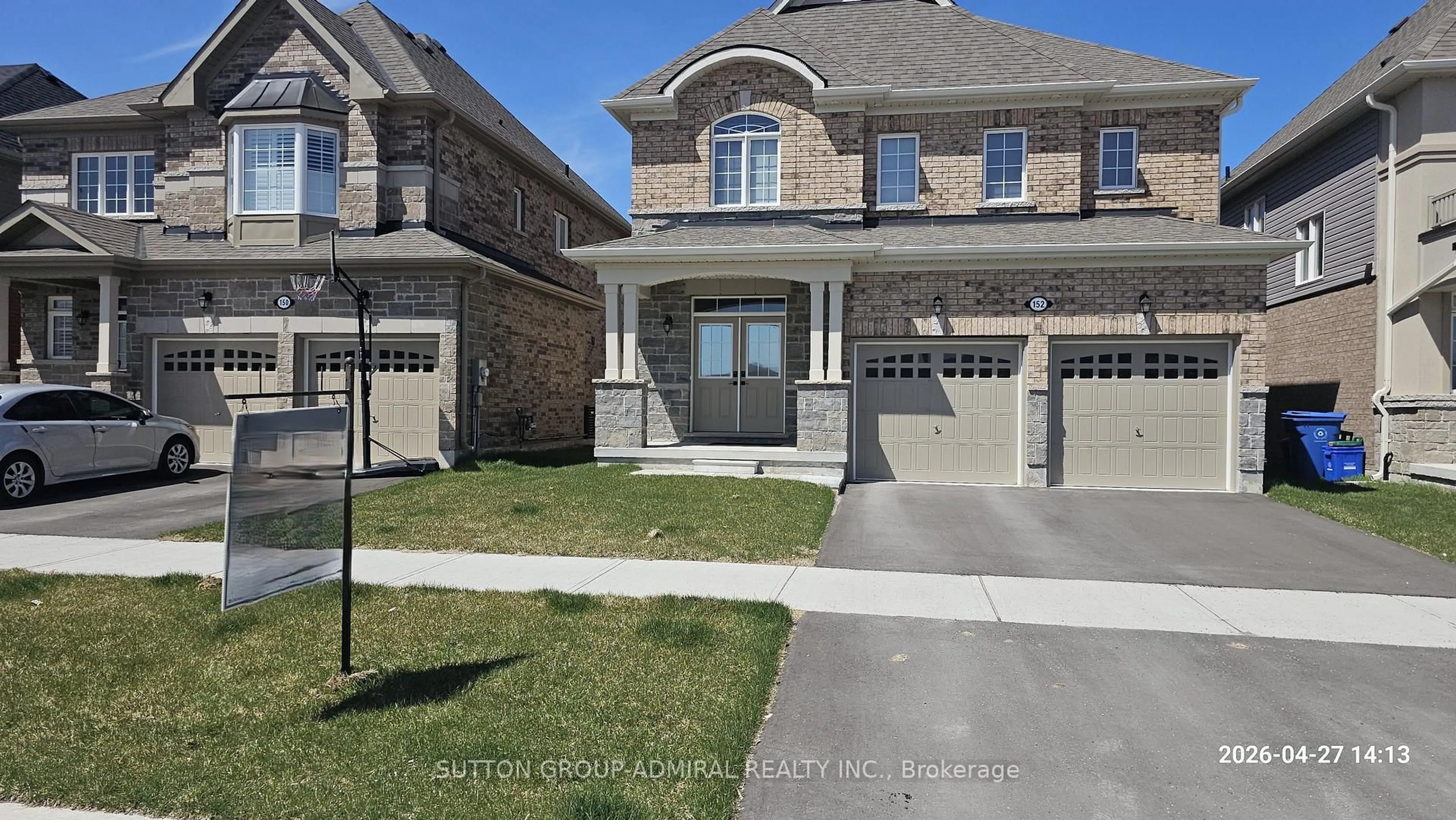 Home with brick exterior material, street for 152 Hawkins St, Georgina Ontario L0E 1R0