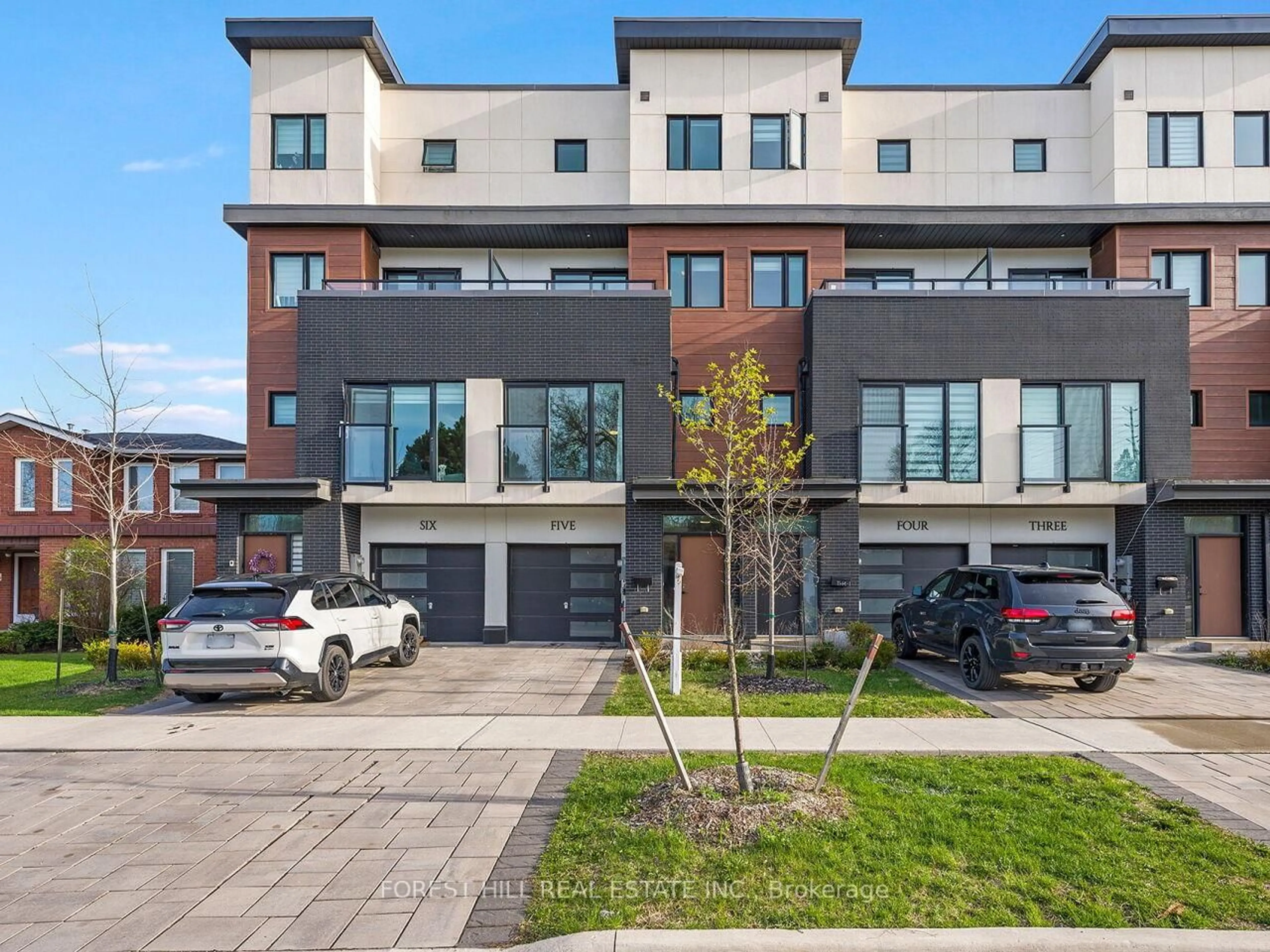 Home with brick exterior material, street for 1 Hartman Ave #5, Vaughan Ontario L4L 1R6