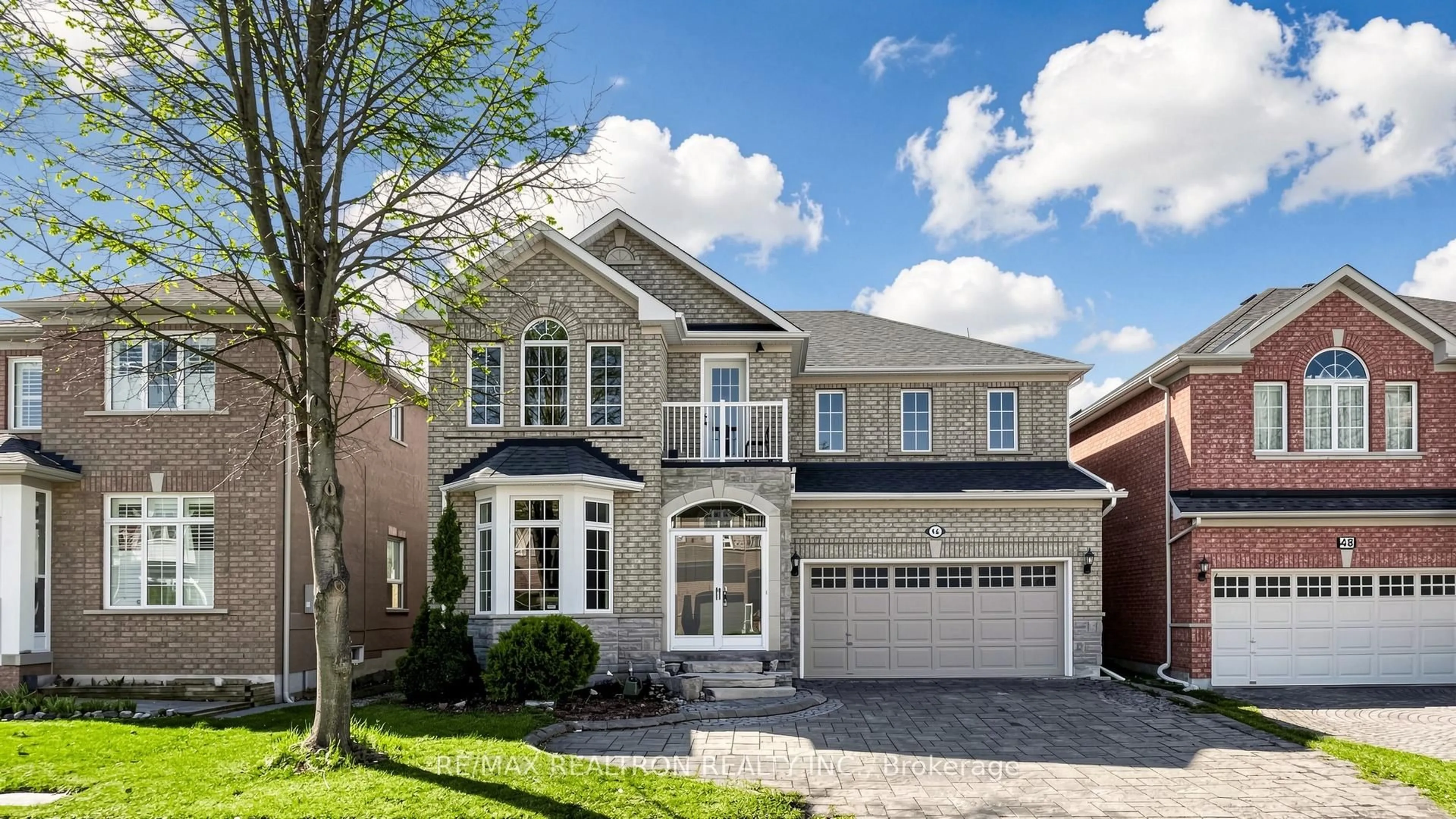 Home with brick exterior material, street for 46 Gardenia Cres, Markham Ontario L6C 2K8