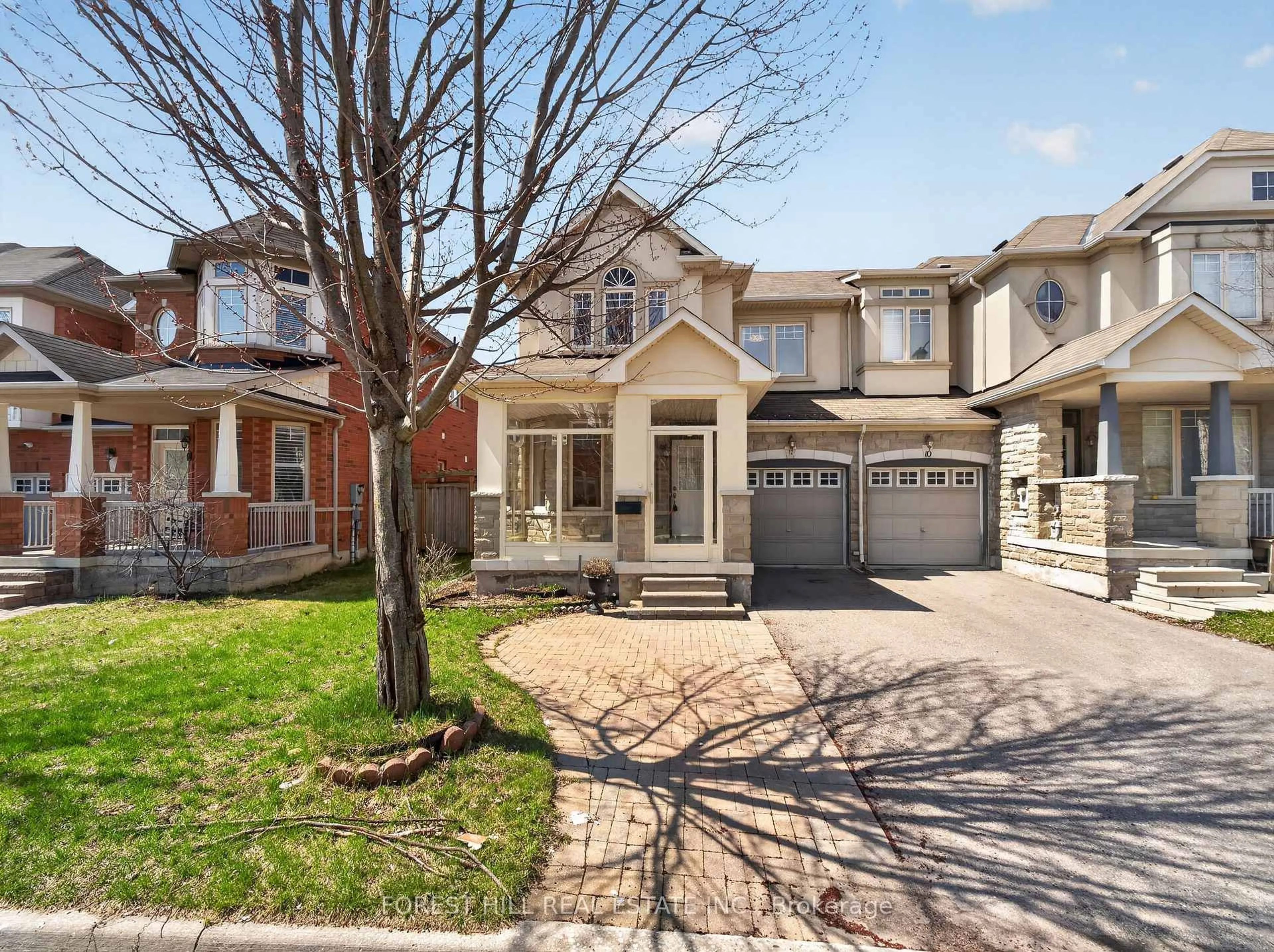 Home with brick exterior material, street for 12 Stookes Cres, Richmond Hill Ontario L4E 0J3