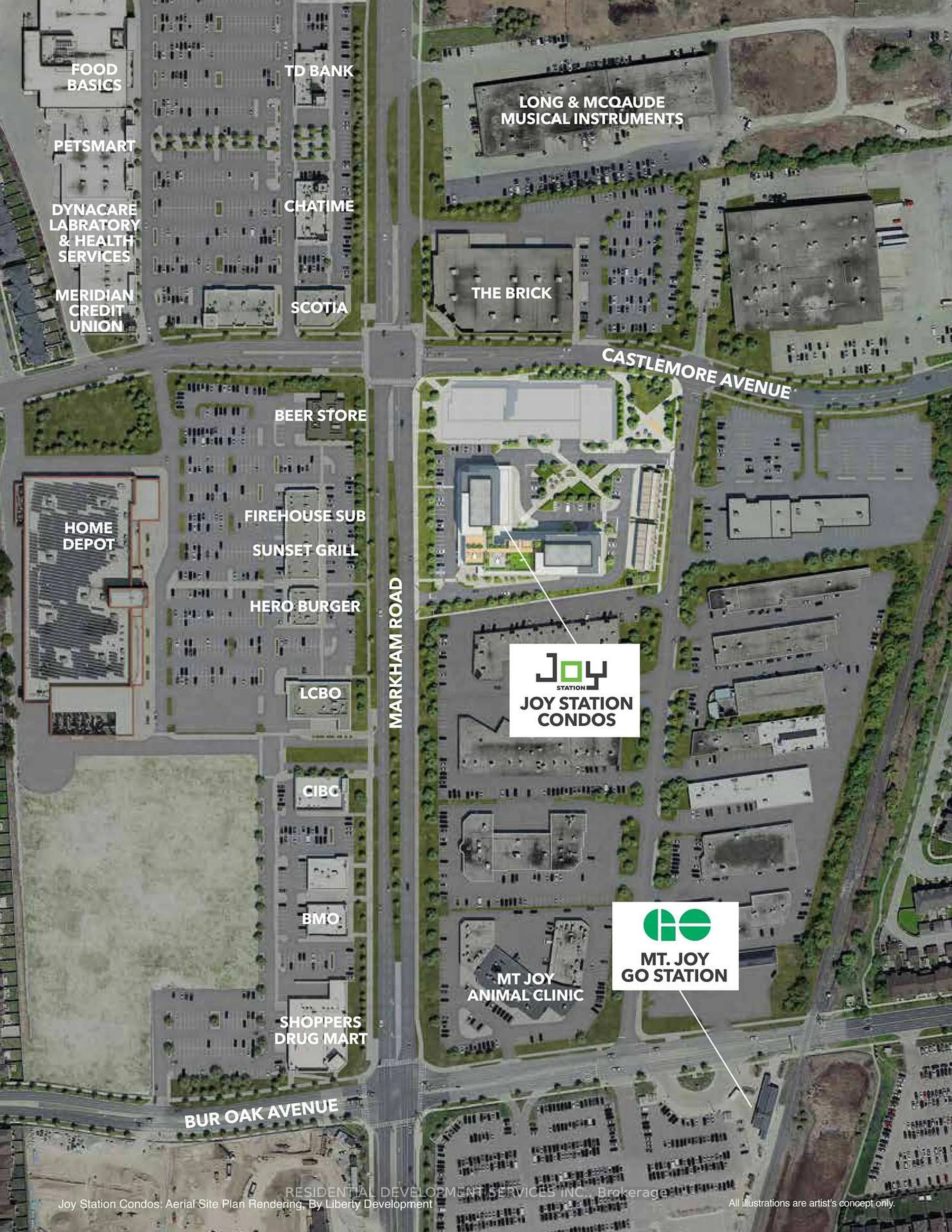 Picture of a map for 9763 Markham Rd #A-1711, Markham Ontario L6E 0W3