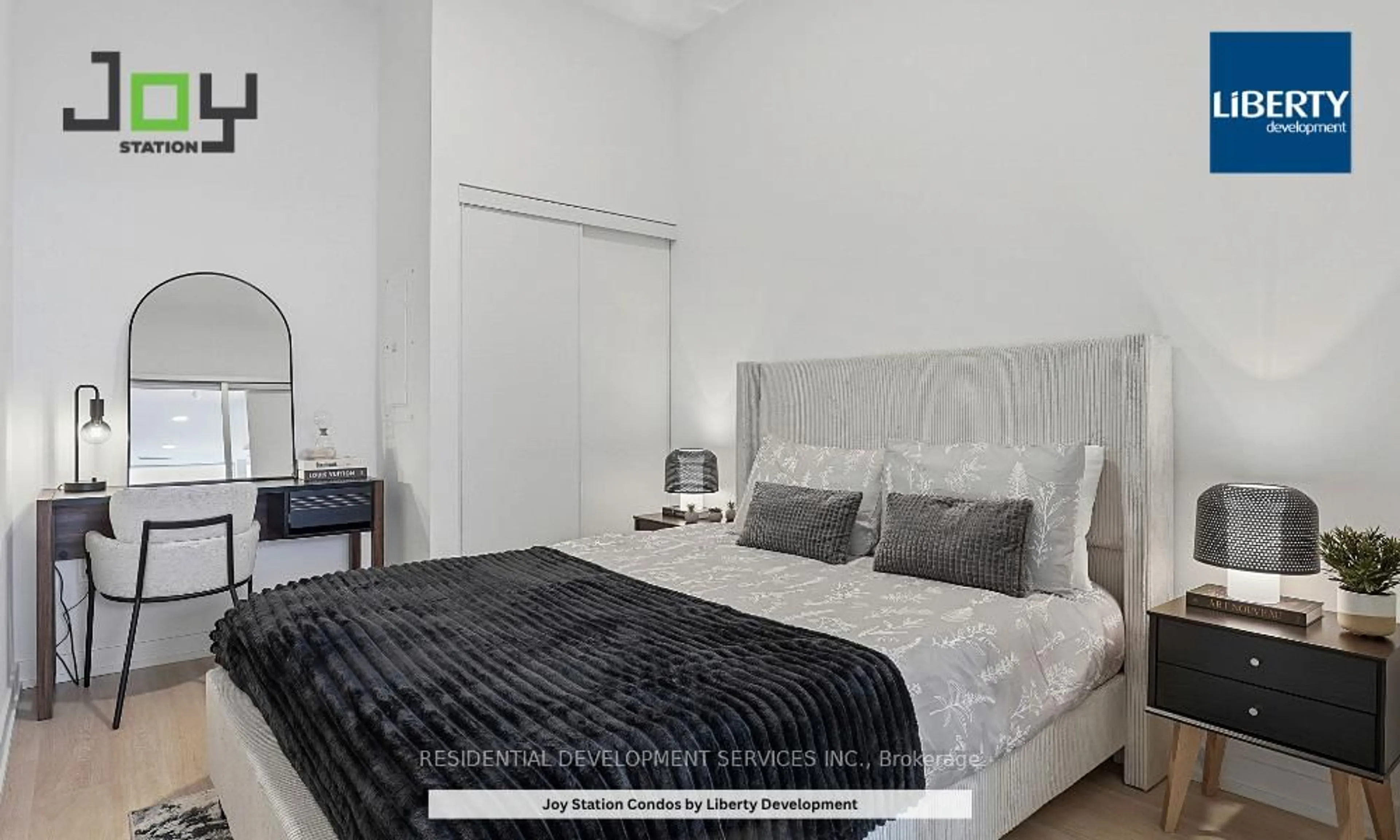 Bedroom with bed, unknown for 9751 Markham Rd #B-103, Markham Ontario L6E 0H8