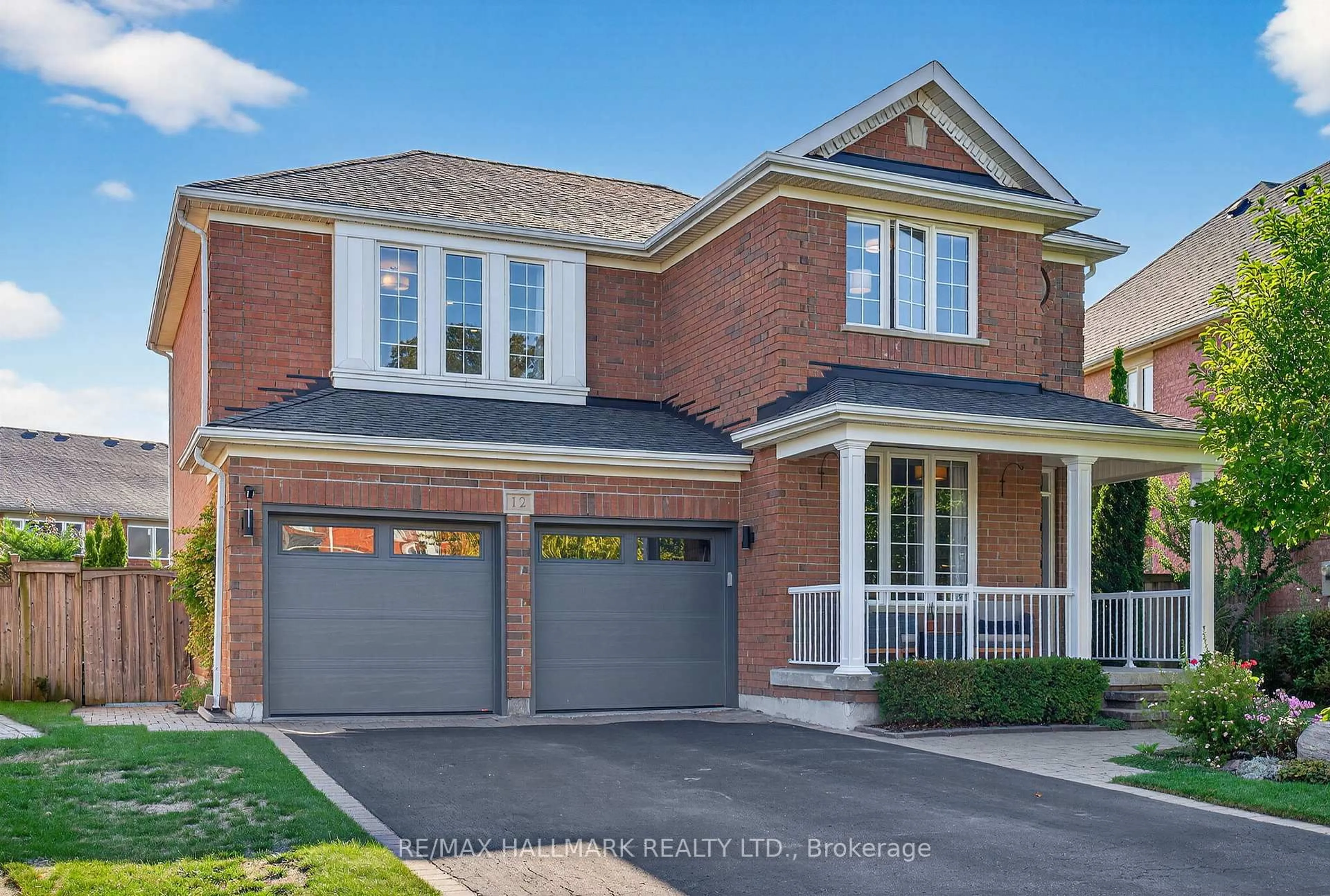 Home with brick exterior material, street for 12 Forest Manor Pl, Markham Ontario L6E 1E7