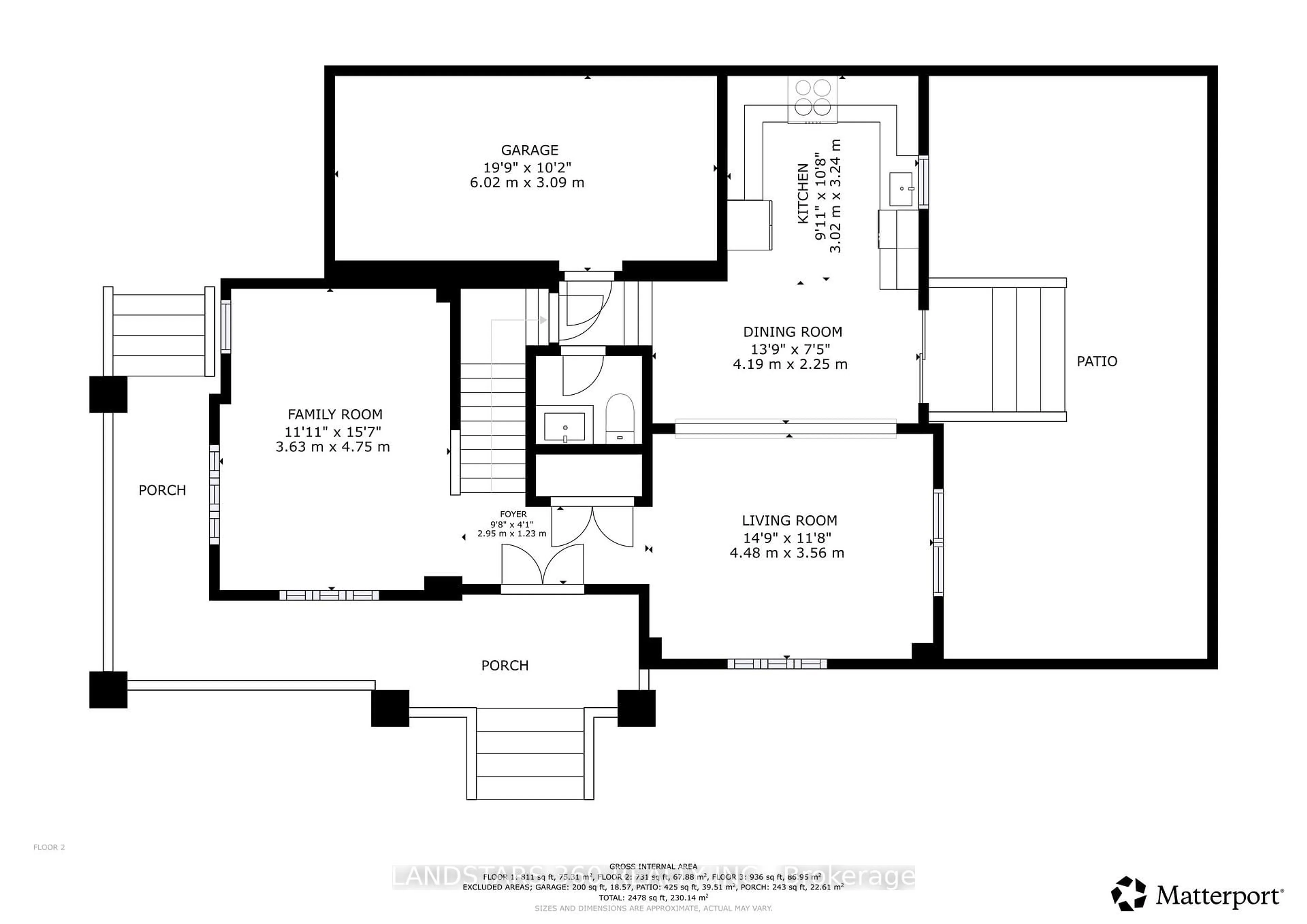 Floor plan for 1 Eastern Skies Way, Markham Ontario L6E 0N8