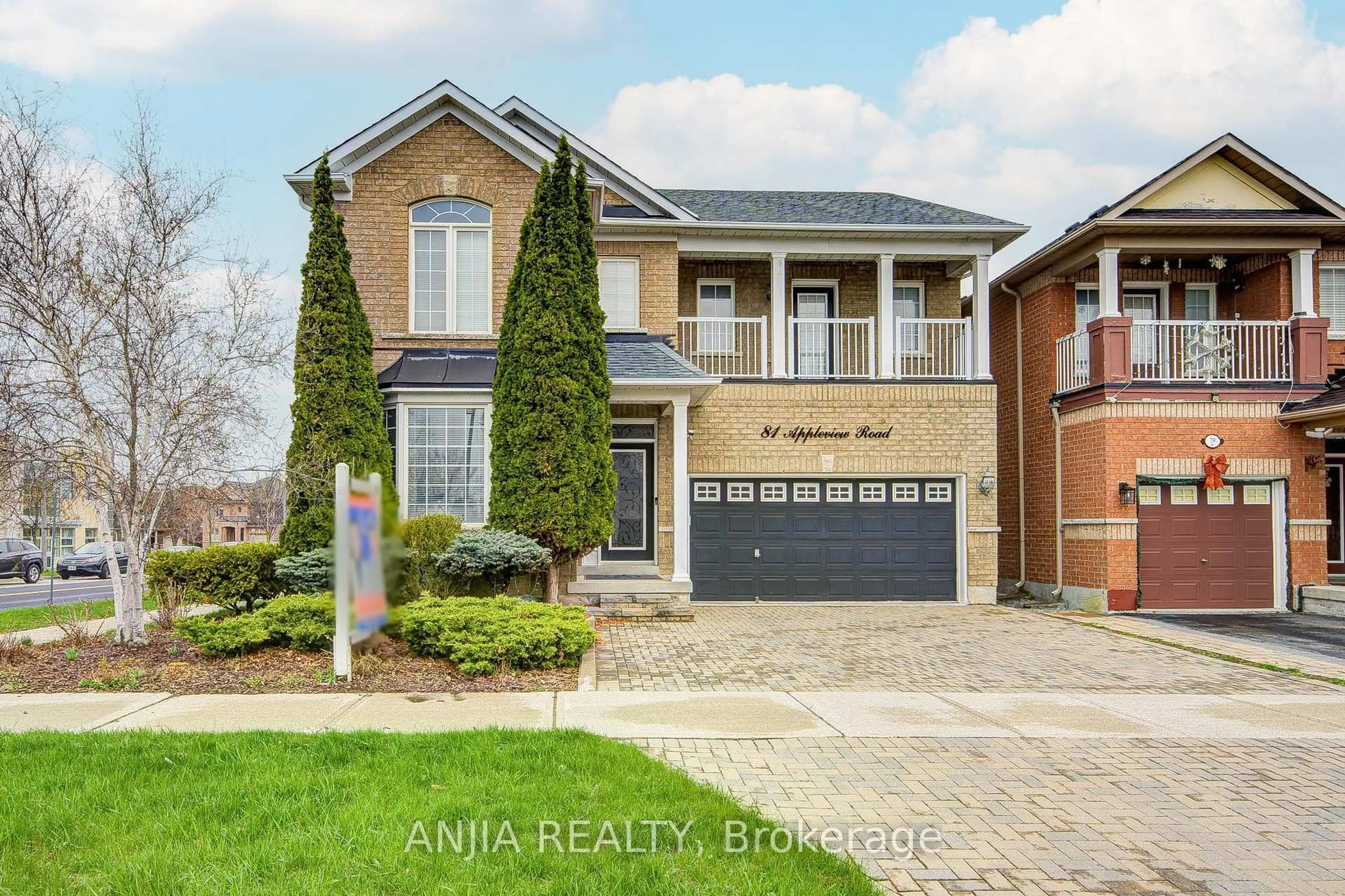 Home with brick exterior material, street for 81 Appleview Rd, Markham Ontario L6E 2G3