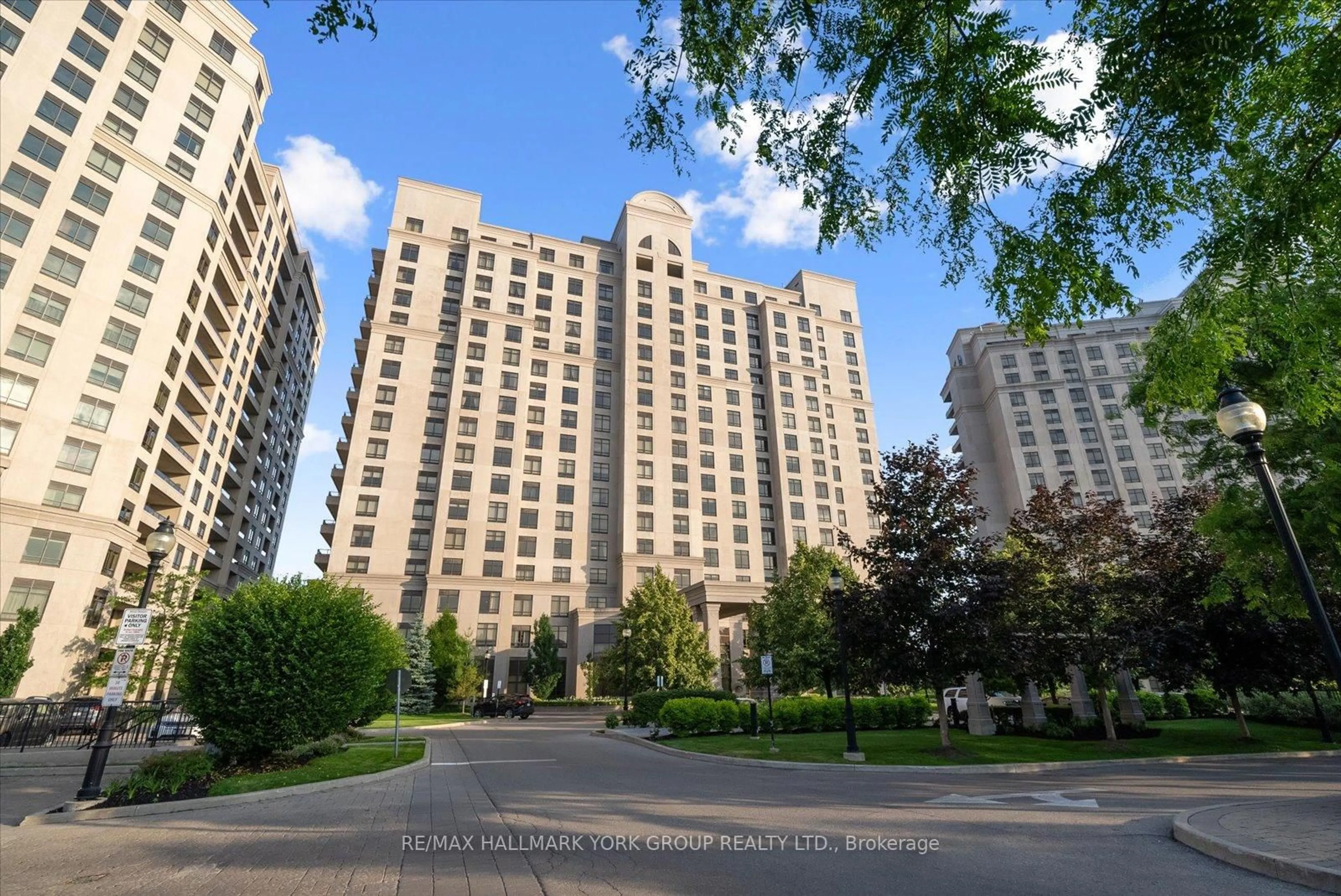 Patio, city buildings view from balcony for 9245 Jane St #1601, Vaughan Ontario L6A 0J9