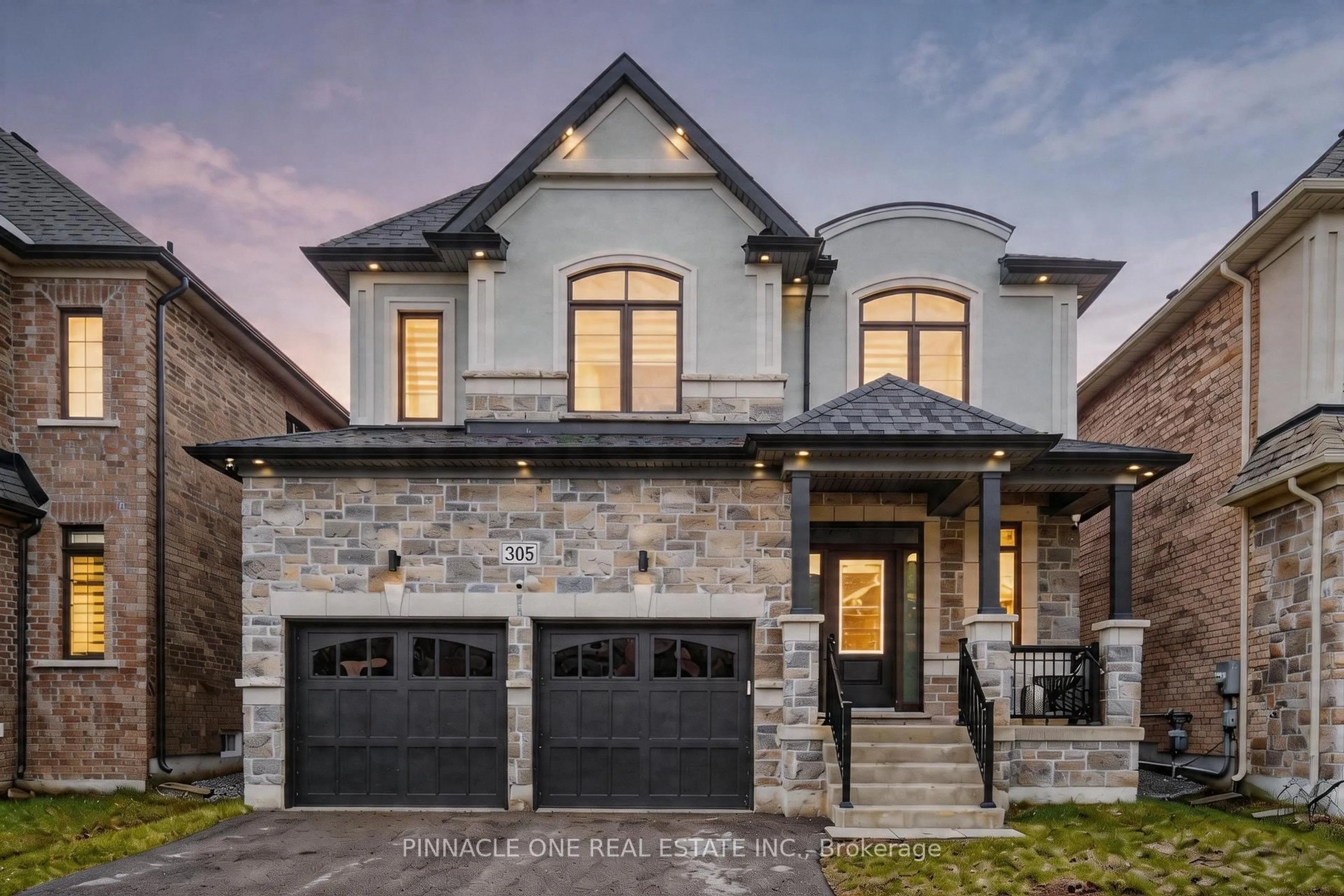 Home with brick exterior material, street for 305 Danny Wheeler Blvd, Georgina Ontario L4P 0K1