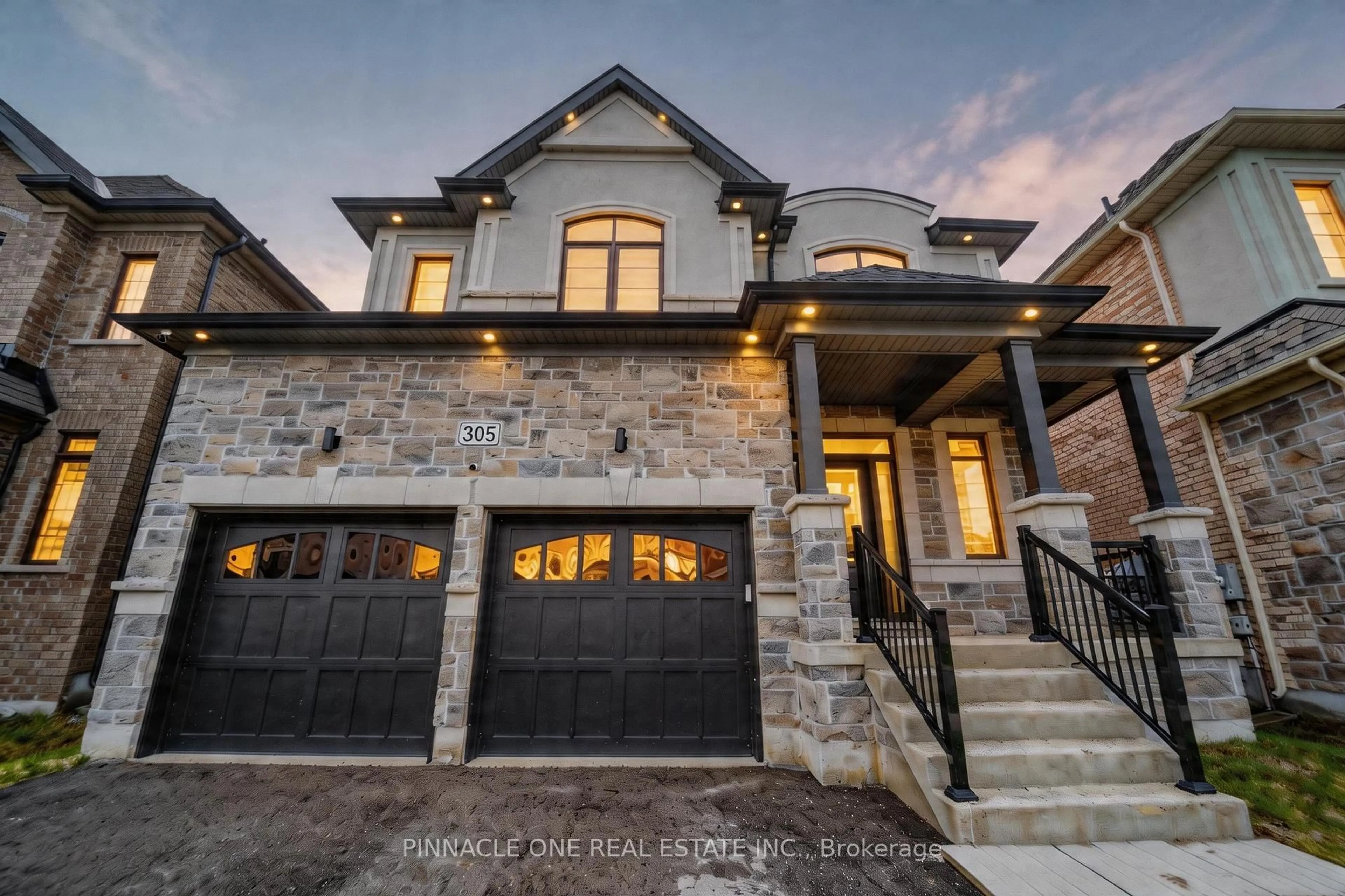 Home with brick exterior material, street for 305 Danny Wheeler Blvd, Georgina Ontario L4P 0K1