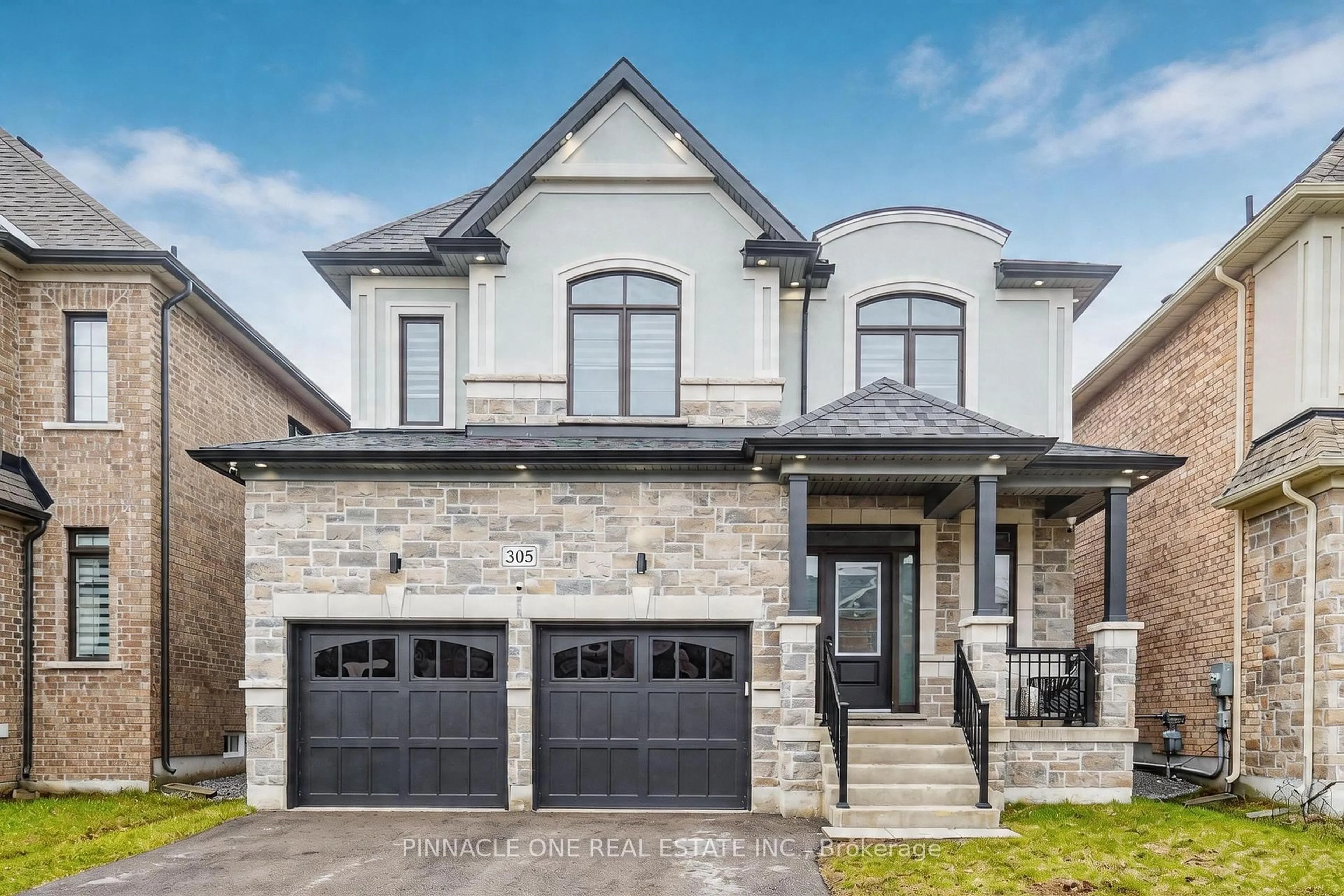 Home with brick exterior material, street for 305 Danny Wheeler Blvd, Georgina Ontario L4P 0K1
