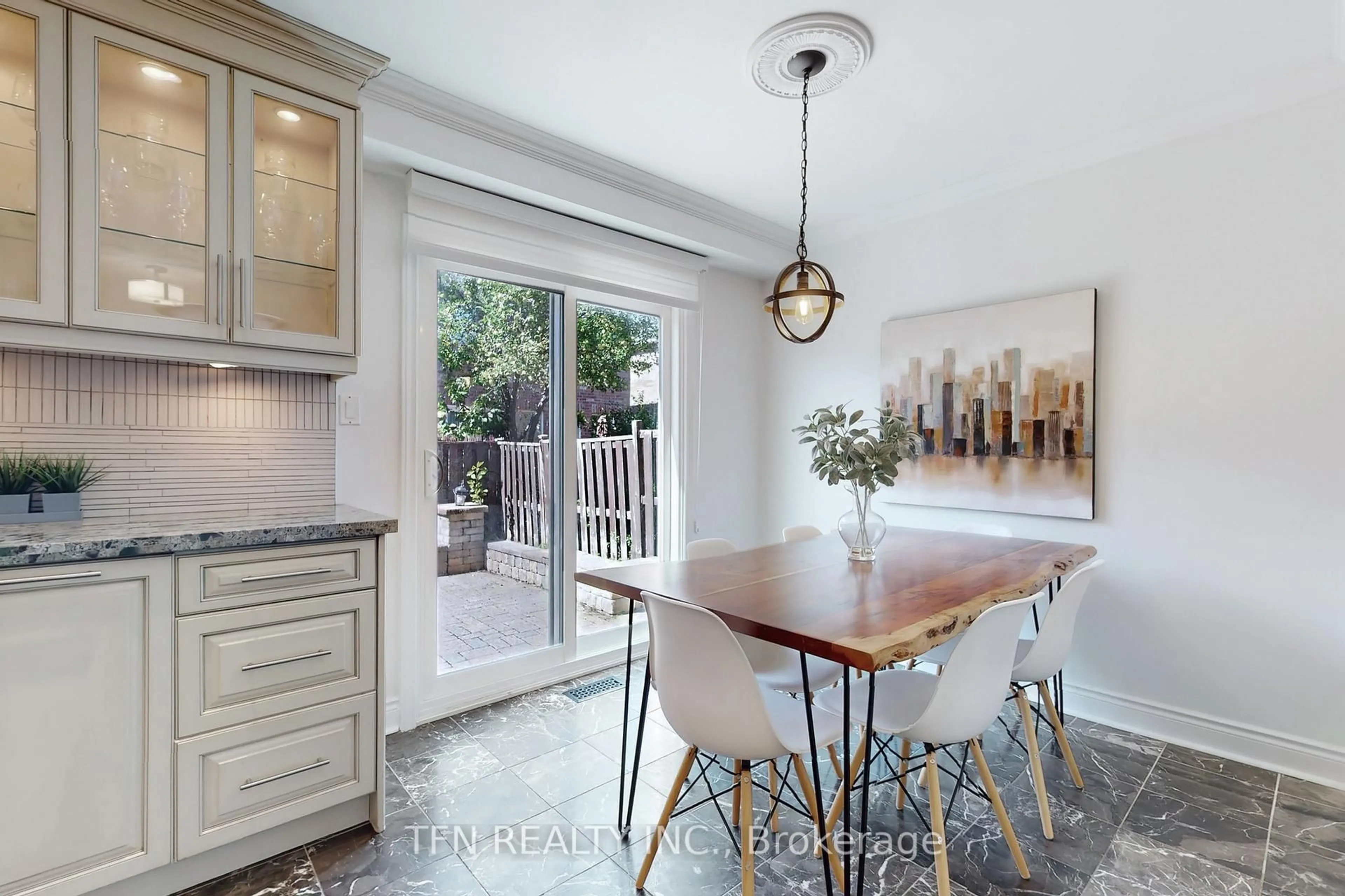 Contemporary kitchen, ceramic/tile floor for 24 Lucerne Dr, Vaughan Ontario L4H 2Y2