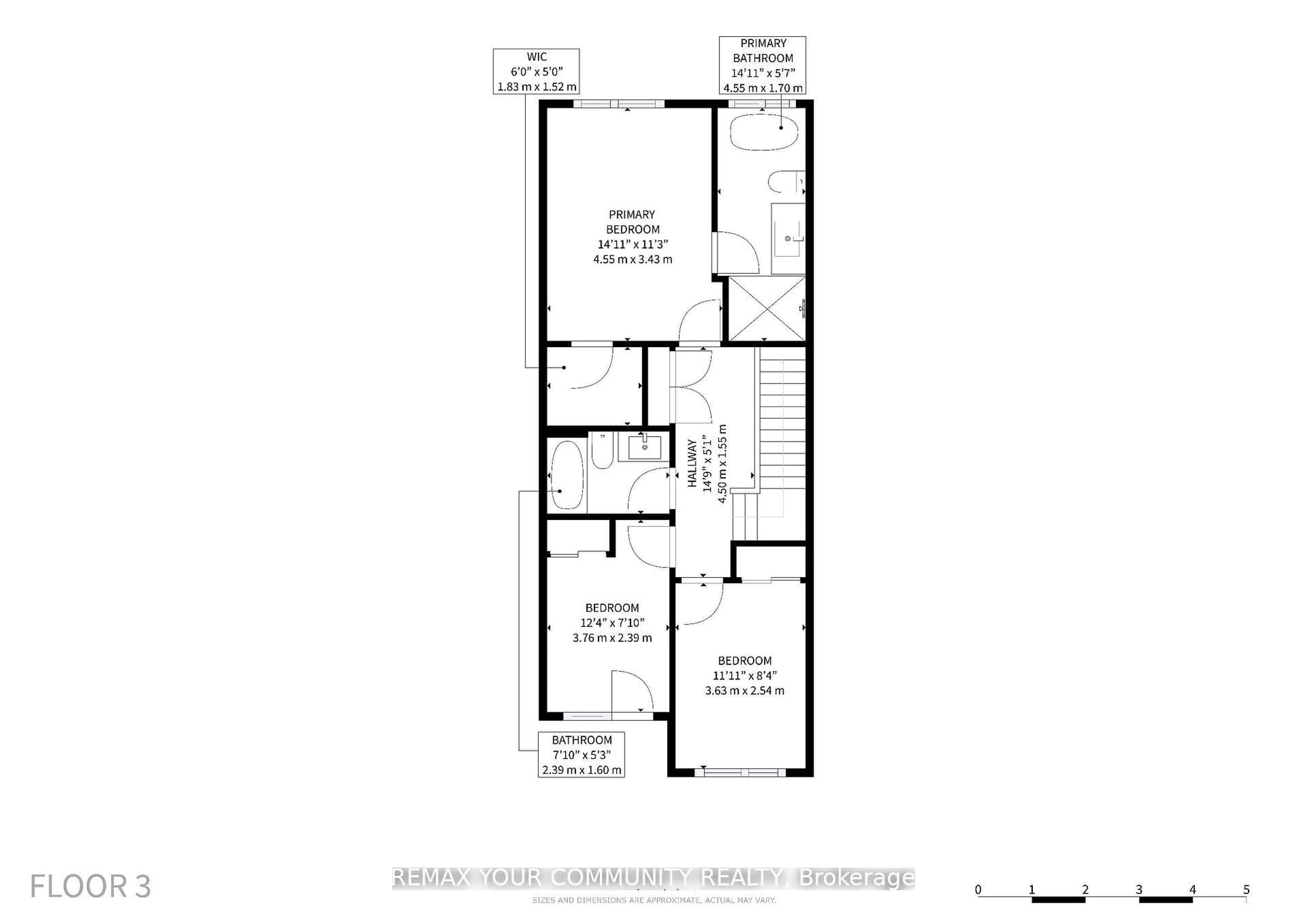 Floor plan for 251 Thomas Cook Ave, Vaughan Ontario L6A 5A1