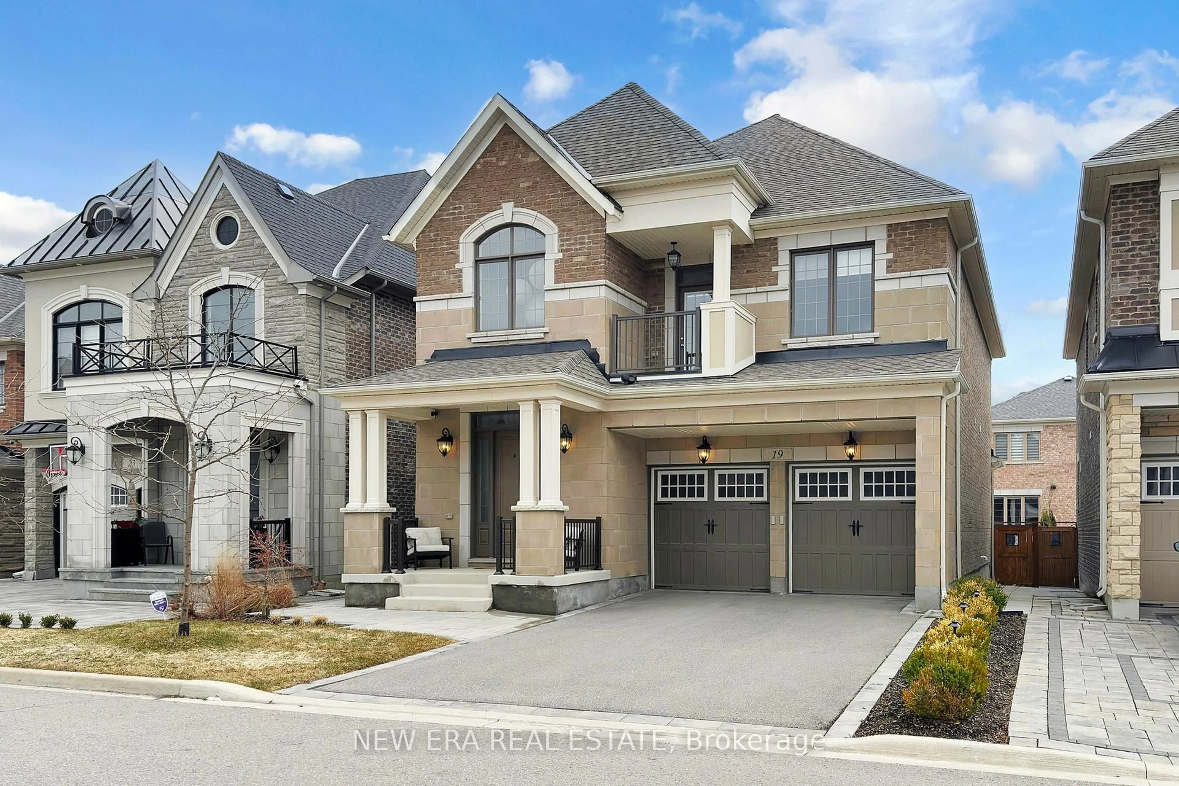 Home with brick exterior material, street for 19 Hugh Mccutcheon Way, Vaughan Ontario L4H 4S8