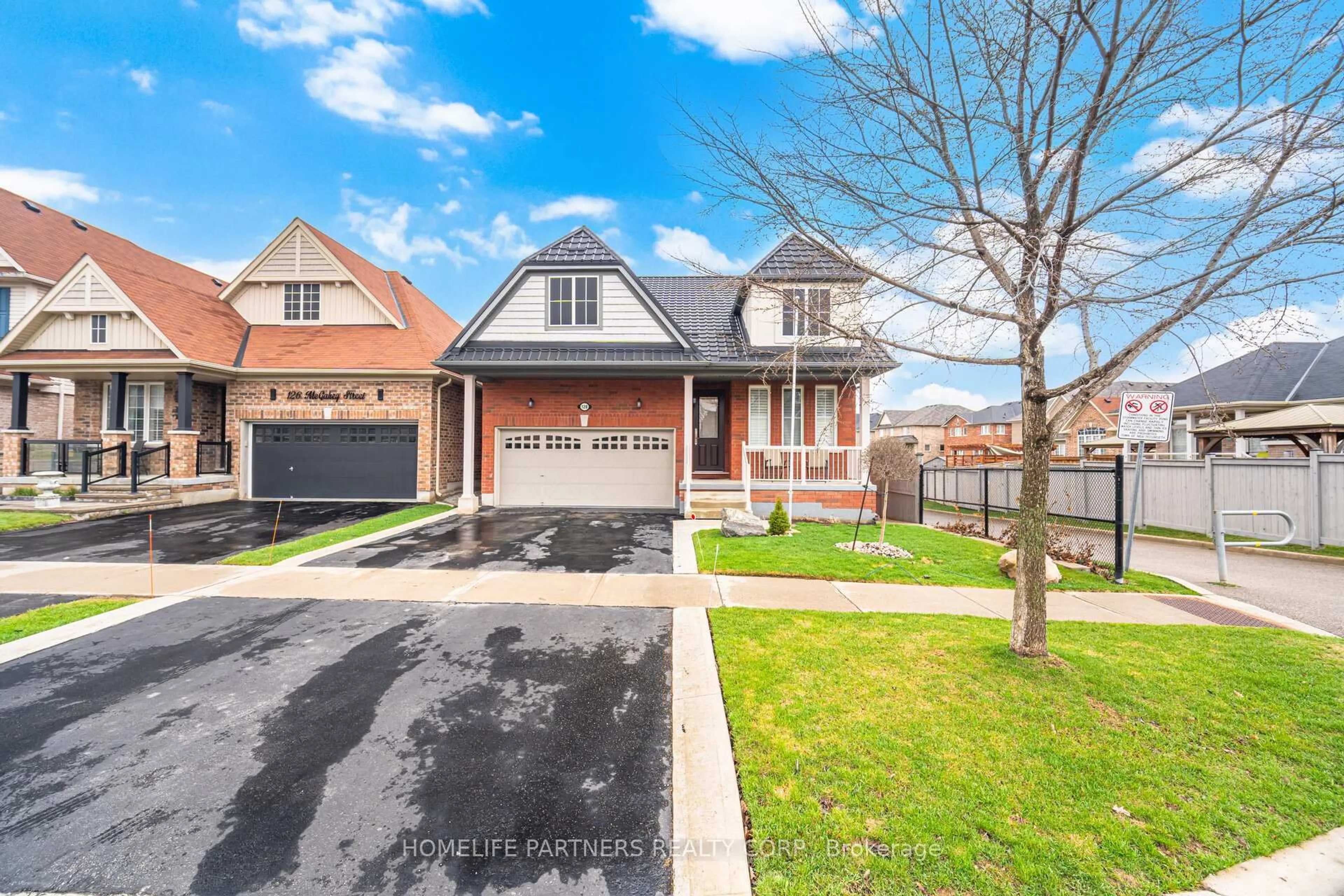 Home with brick exterior material, street for 128 Mcgahey St, New Tecumseth Ontario L0G 1W0