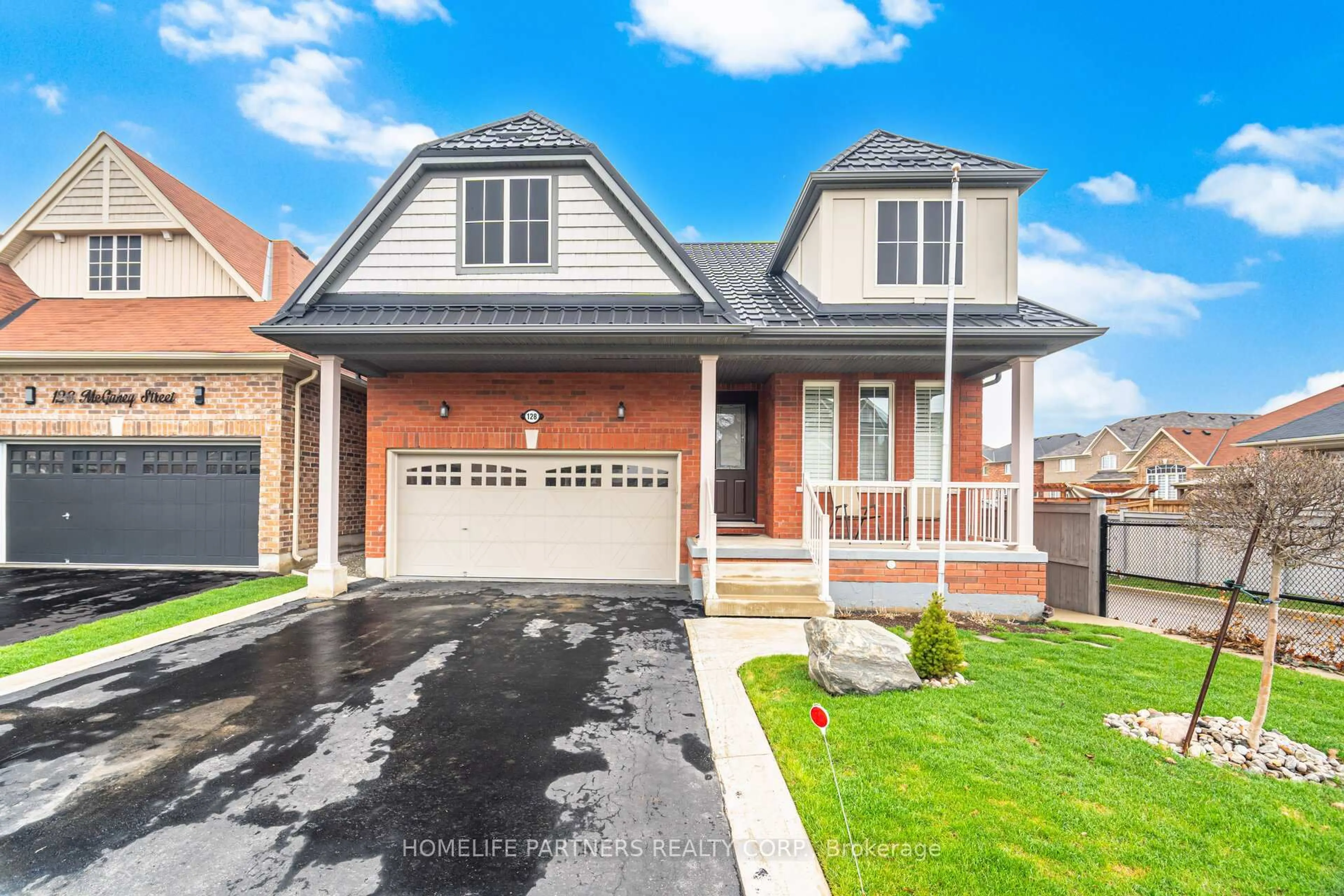 Home with brick exterior material, street for 128 Mcgahey St, New Tecumseth Ontario L0G 1W0