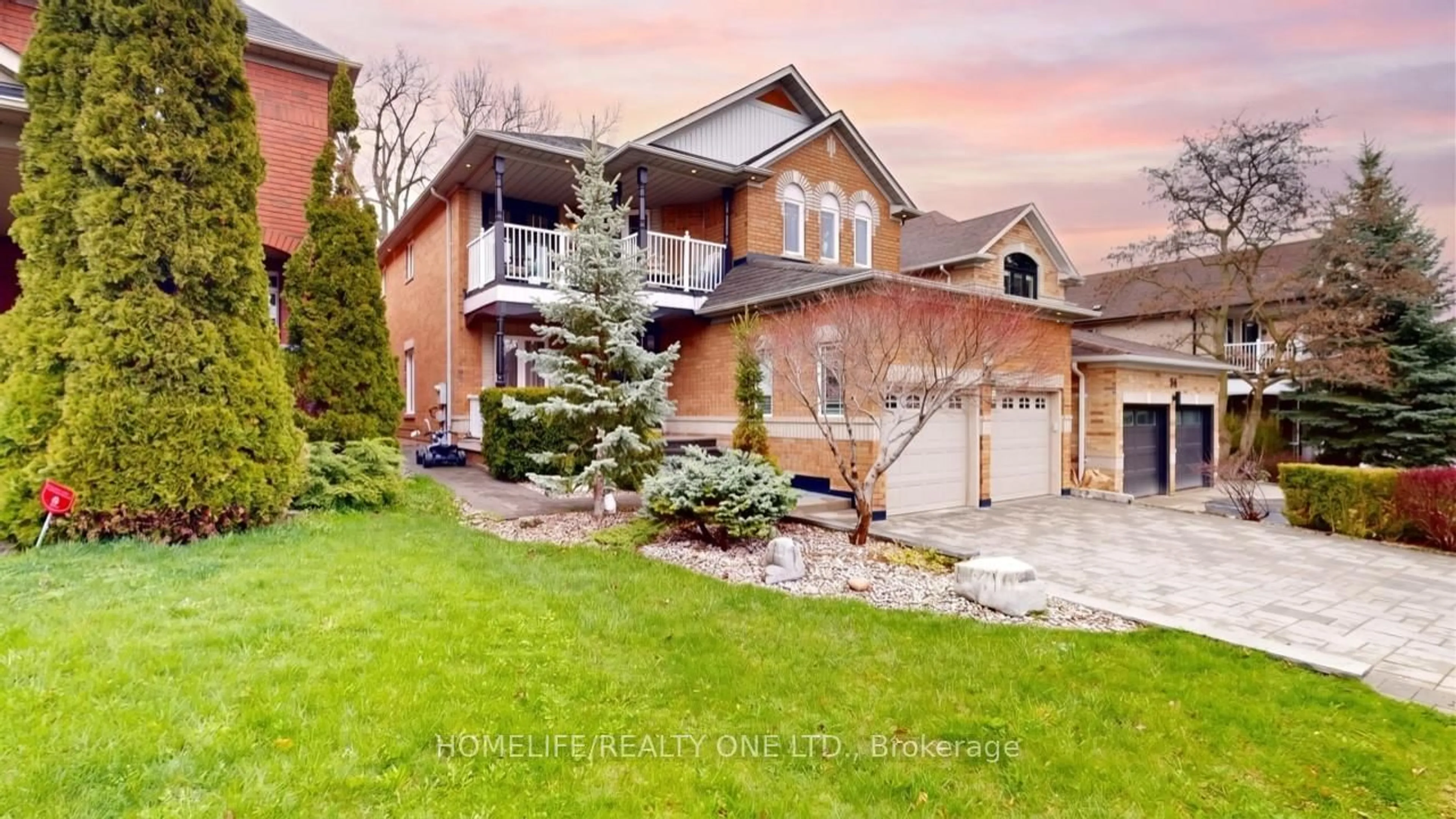 Home with brick exterior material, street for 96 Estate Garden Dr, Richmond Hill Ontario L4E 3V6