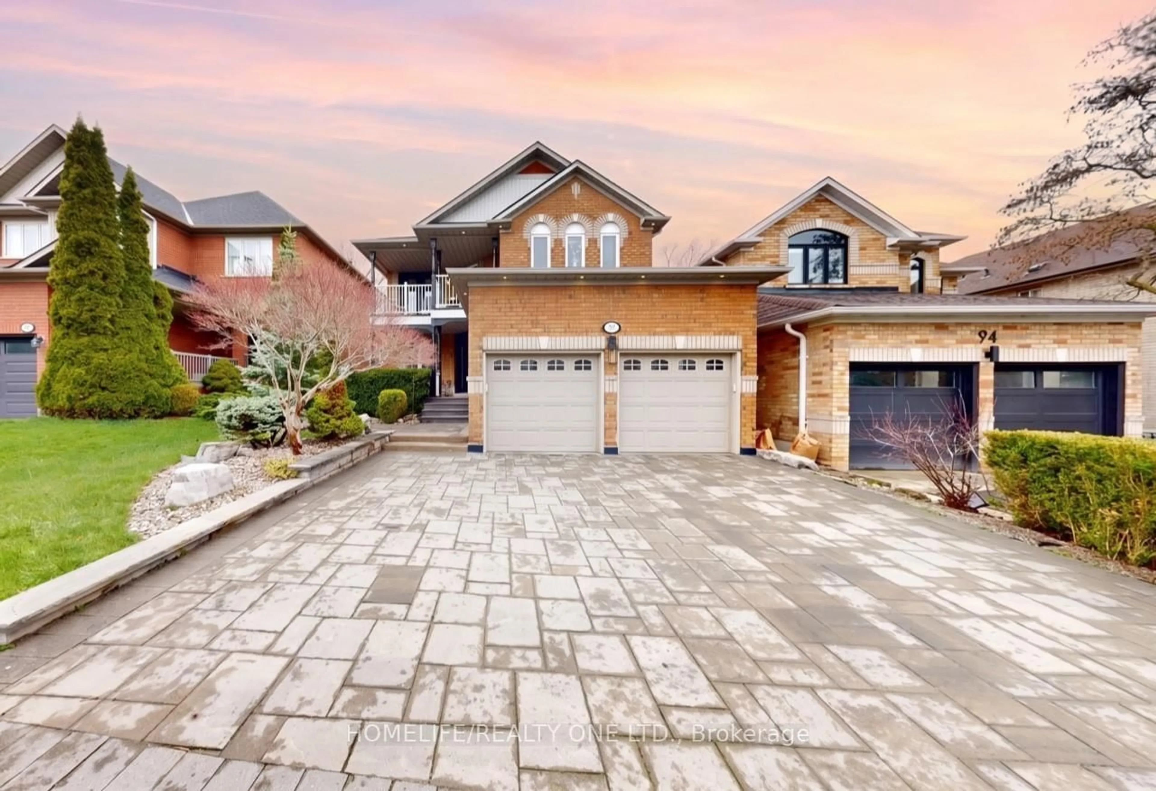 Home with brick exterior material, street for 96 Estate Garden Dr, Richmond Hill Ontario L4E 3V6