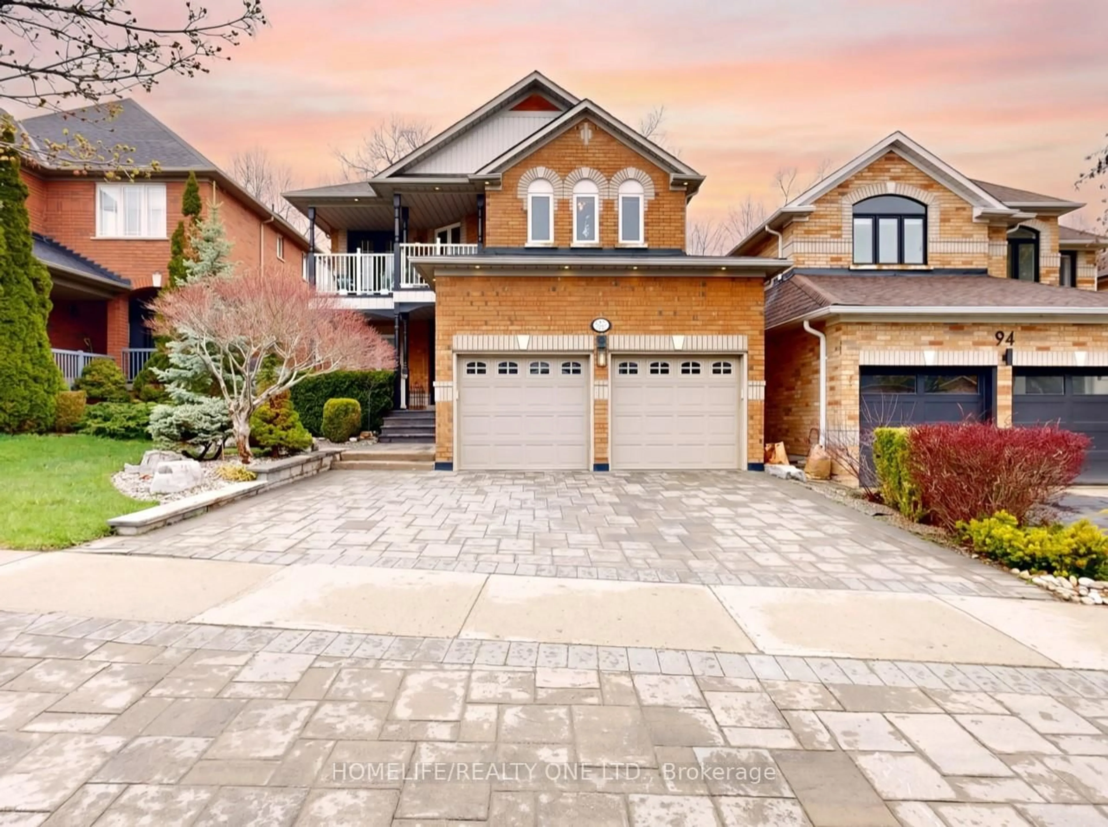 Home with brick exterior material, street for 96 Estate Garden Dr, Richmond Hill Ontario L4E 3V6
