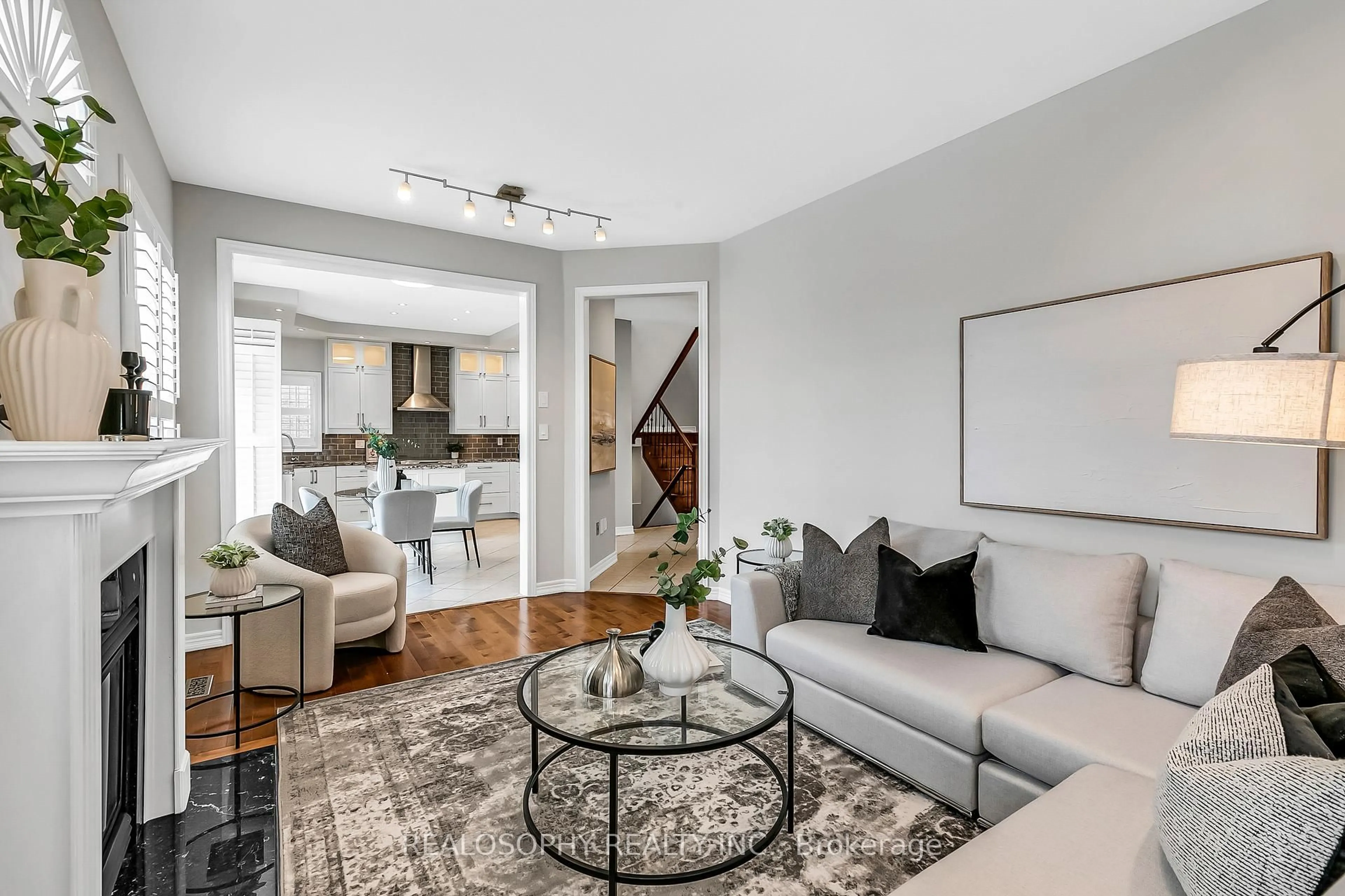 Living room with furniture, unknown for 284 Bilbrough St, Aurora Ontario L4G 7X5