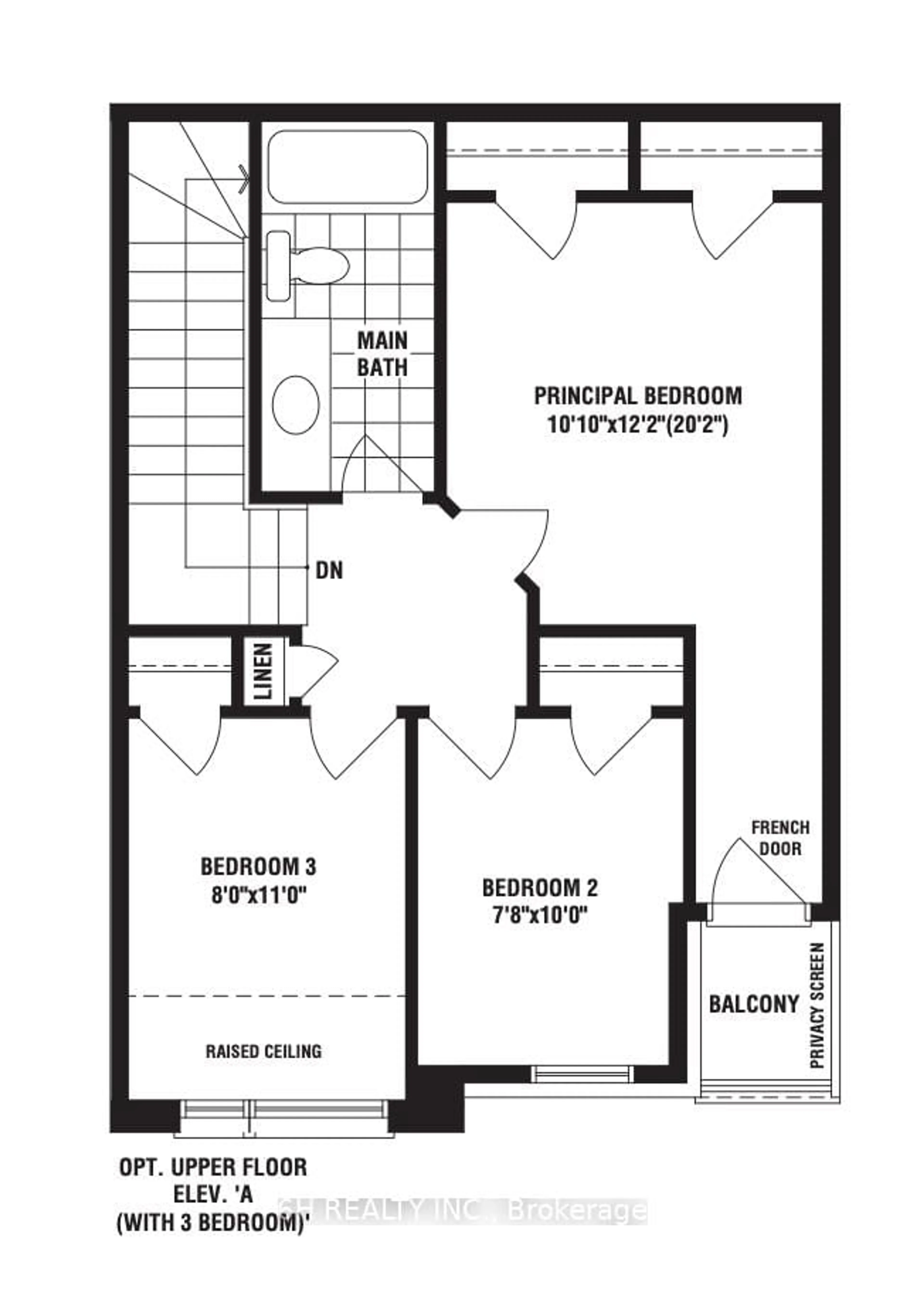 Floor plan for 36 Harold Wilson Lane #Lot 34, Richmond Hill Ontario L4S 1N5