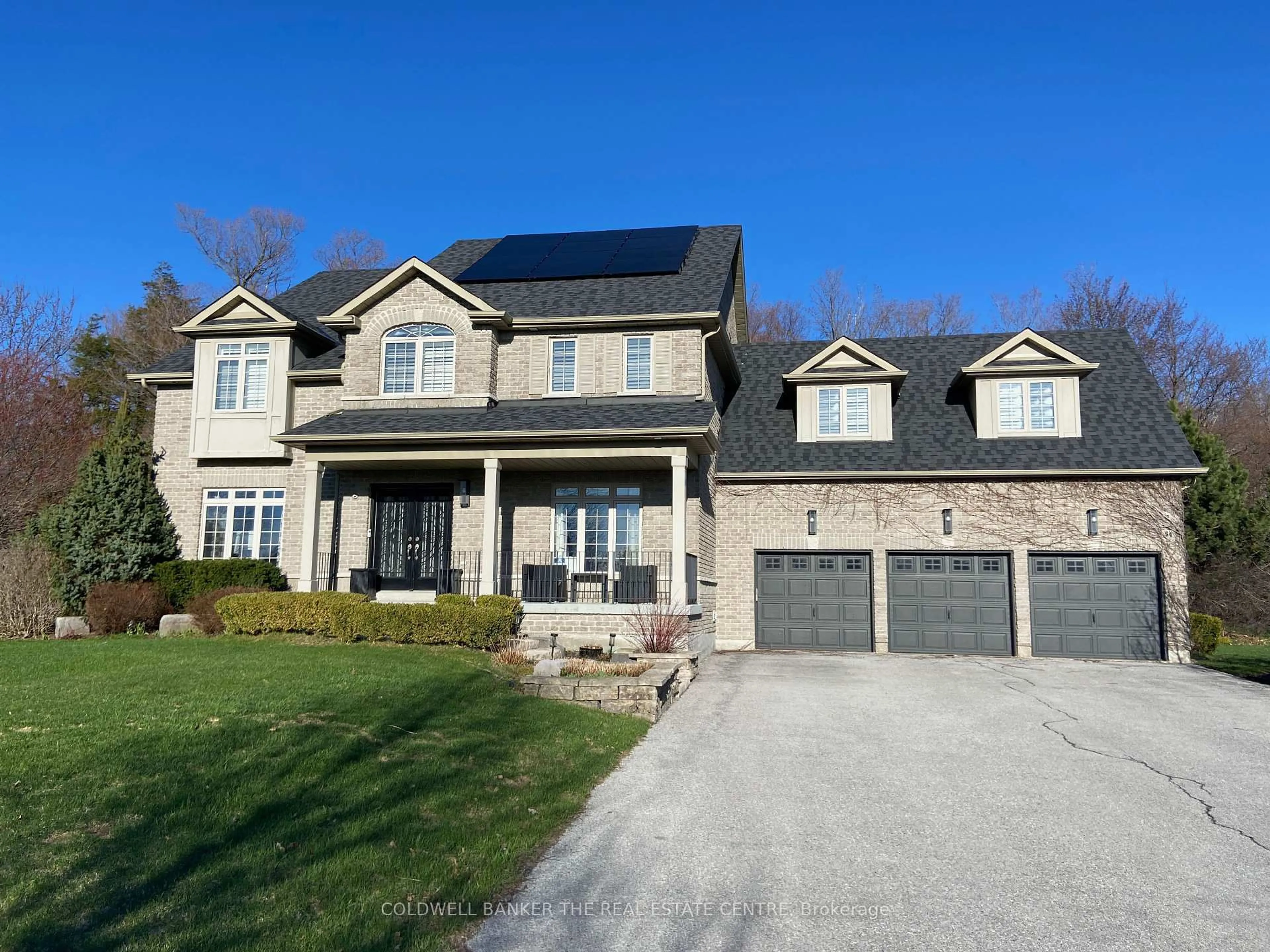 Home with brick exterior material, street for 54 Brykman Rd, Essa Ontario L0L 2N0