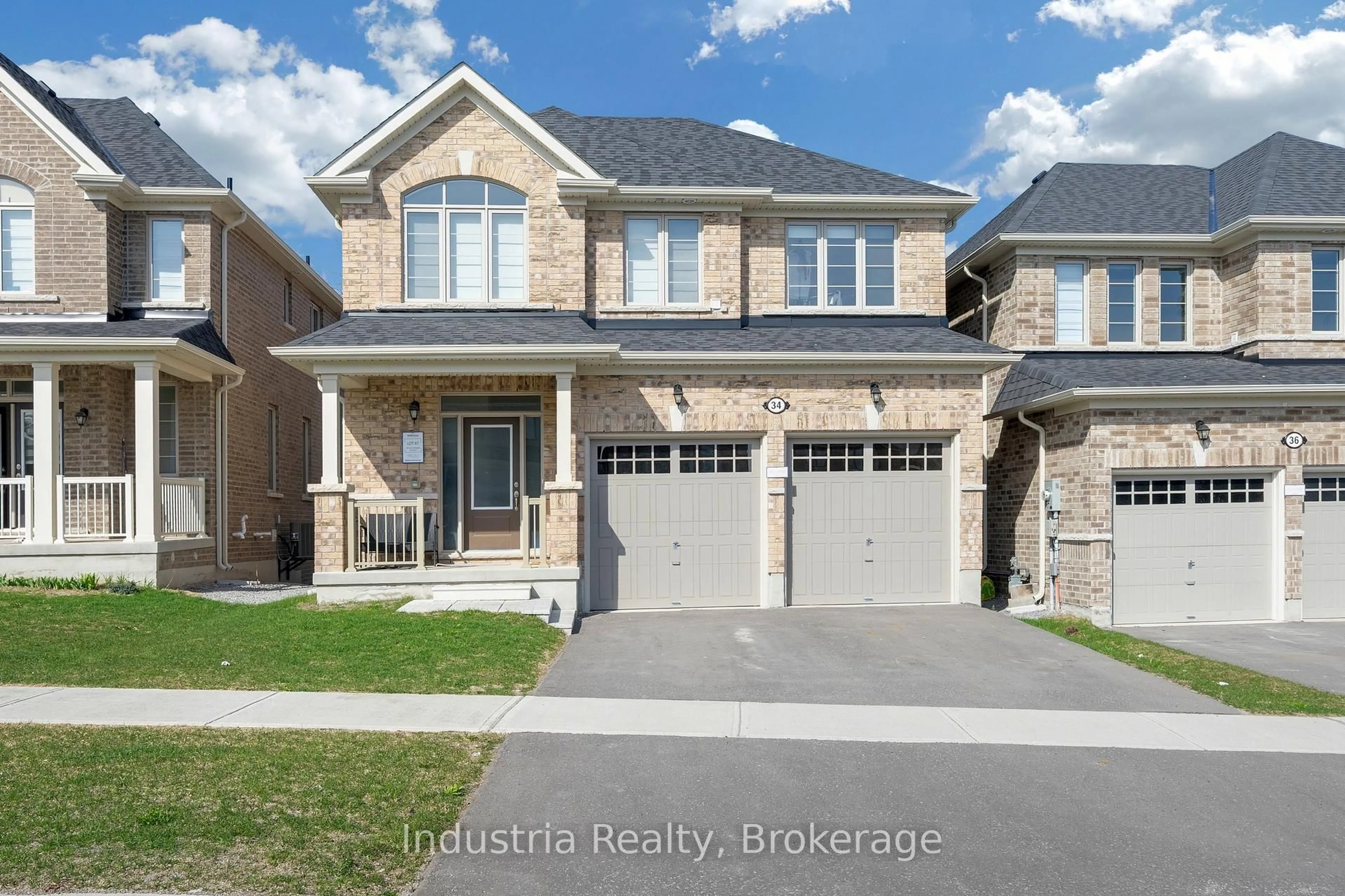 Home with brick exterior material, street for 34 Sam Battaglia Cres, Georgina Ontario L0G 1R0