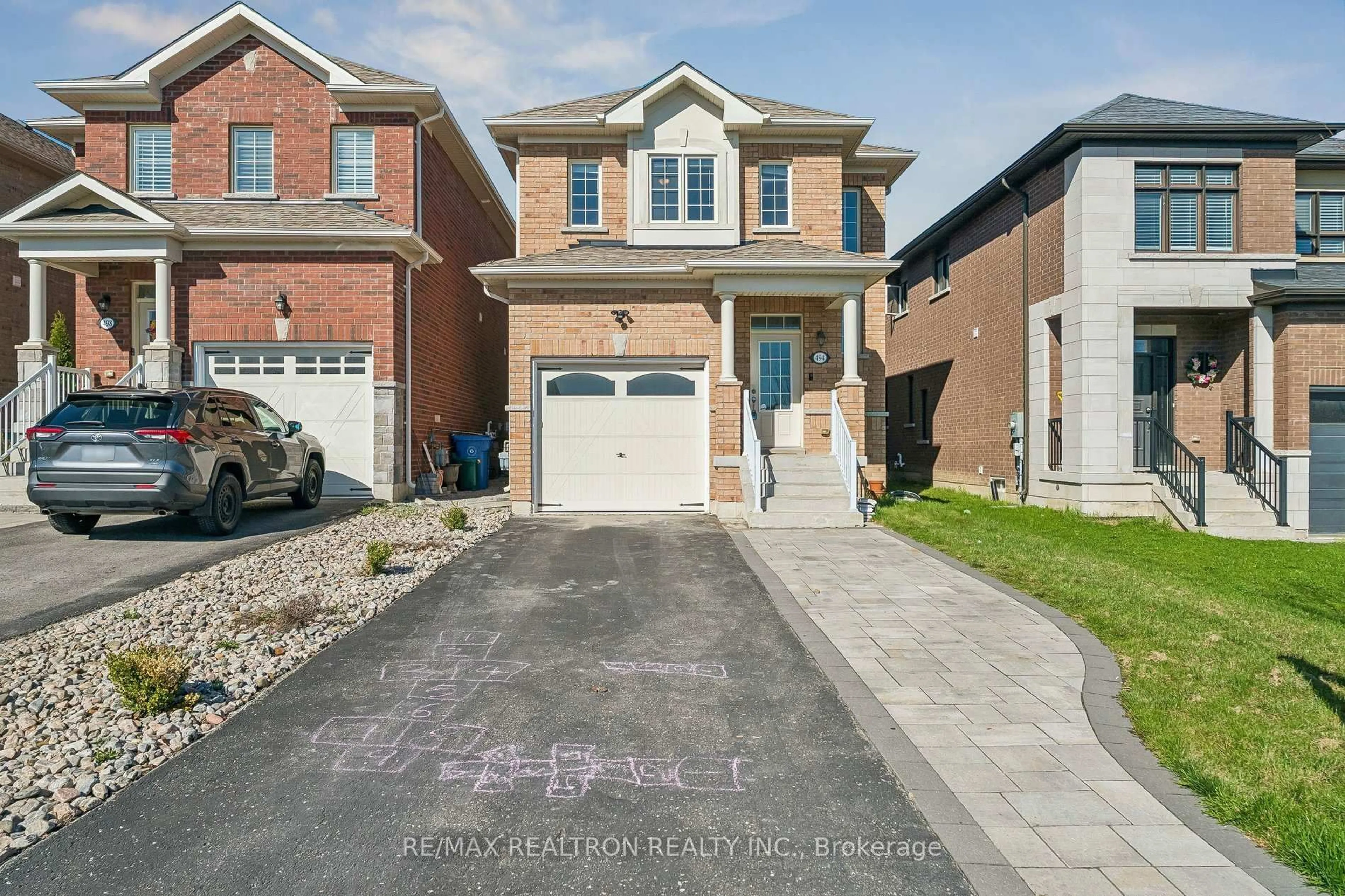 Home with brick exterior material, street for 494 Rita's Ave, Newmarket Ontario L3X 2E8