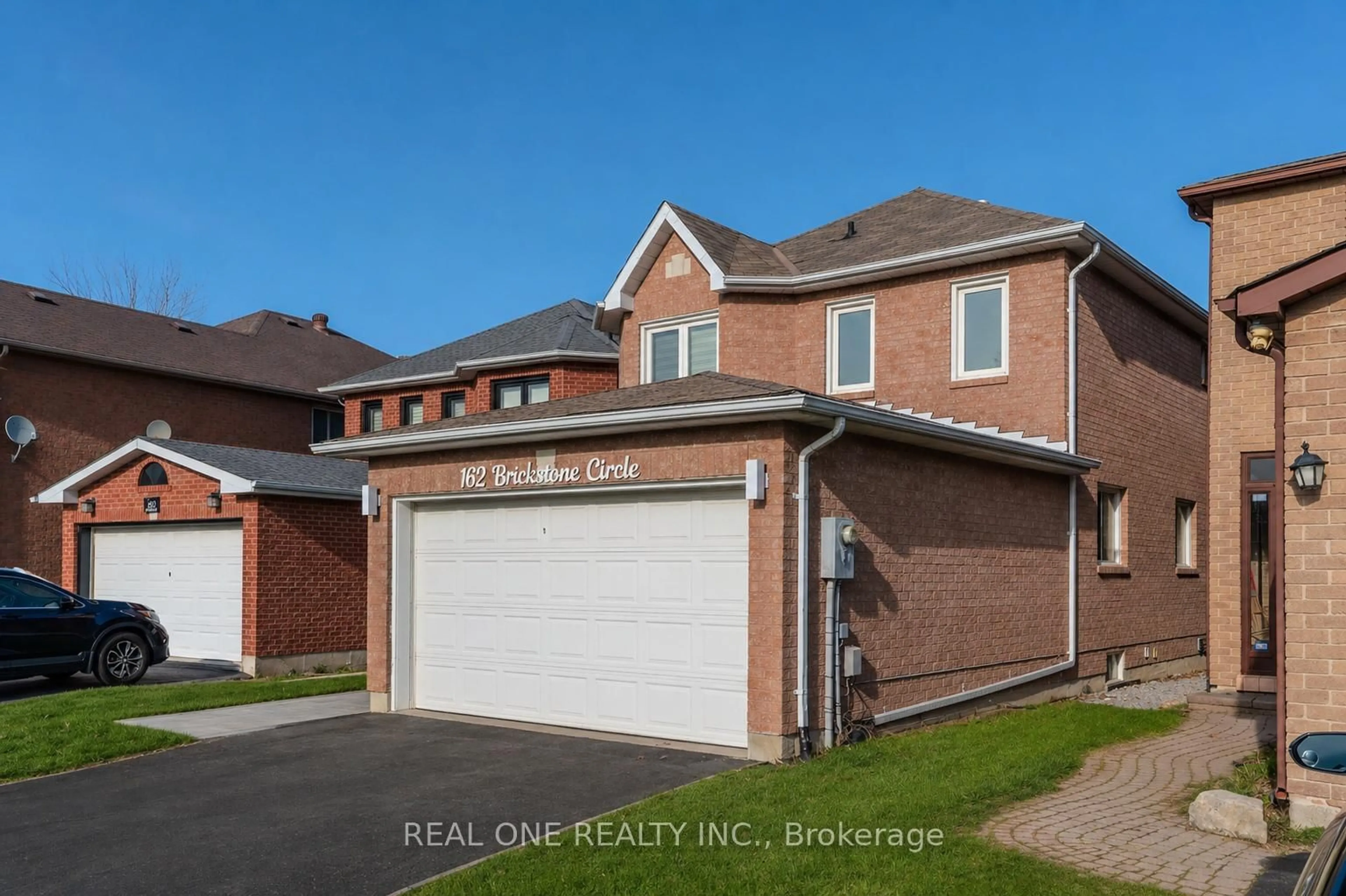 Home with brick exterior material, street for 162 Brickstone Circ, Vaughan Ontario L4J 7Y2