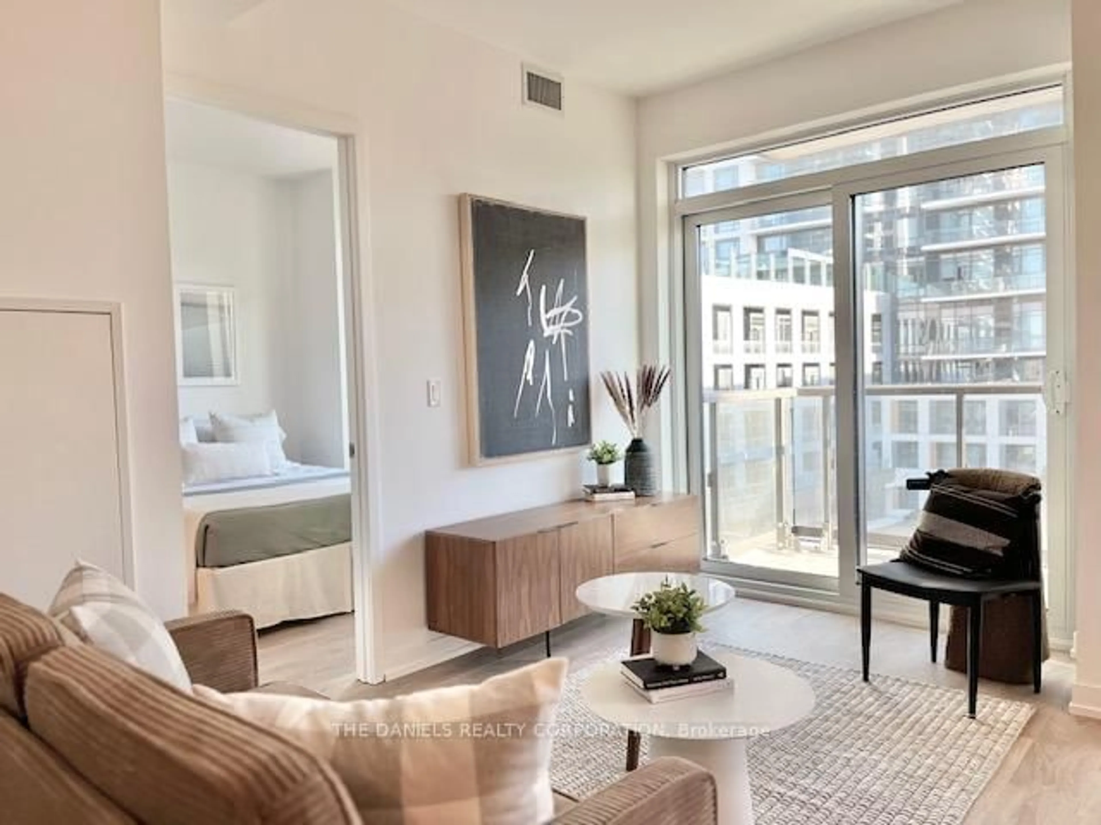 Living room with furniture, unknown for 8 Beverley Glen Blvd #506, Vaughan Ontario L4J 0L5