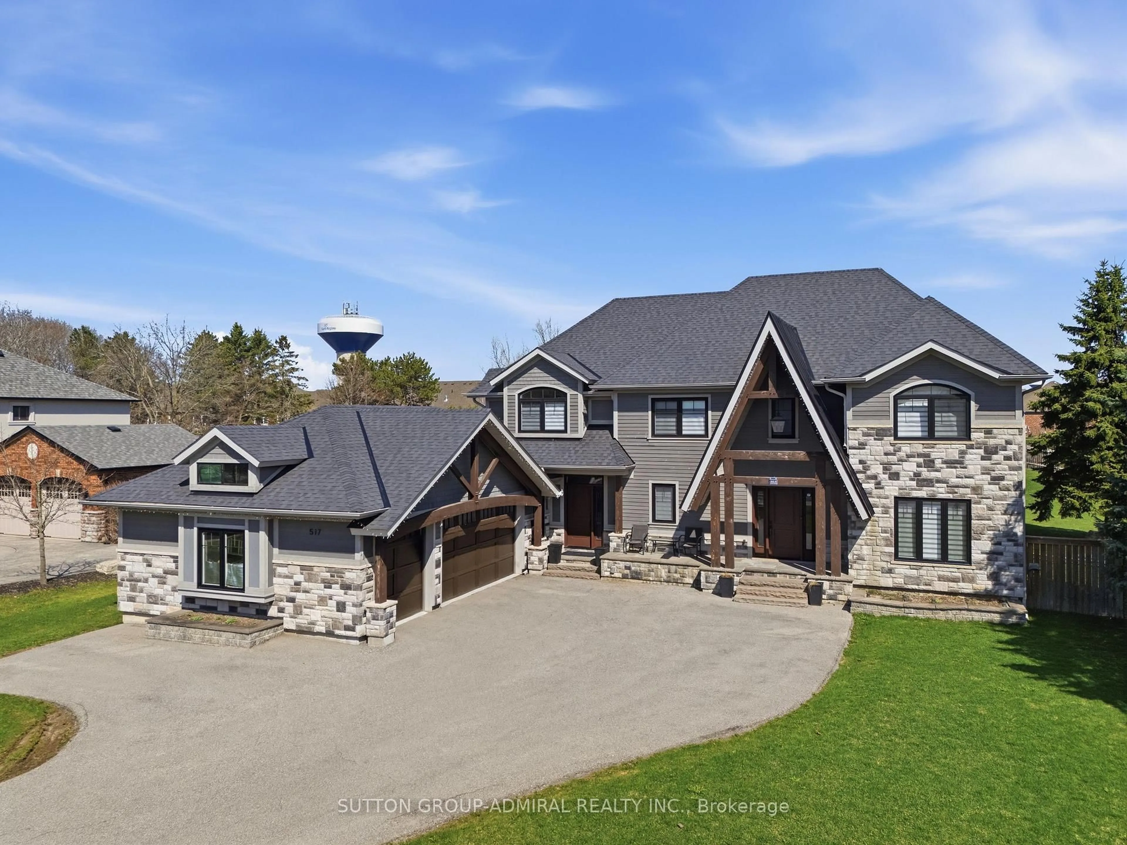 A pic from outside/outdoor area/front of a property/back of a property/a pic from drone, unknown for 517 Aintree Dr, Whitchurch-Stouffville Ontario L4A 7H6