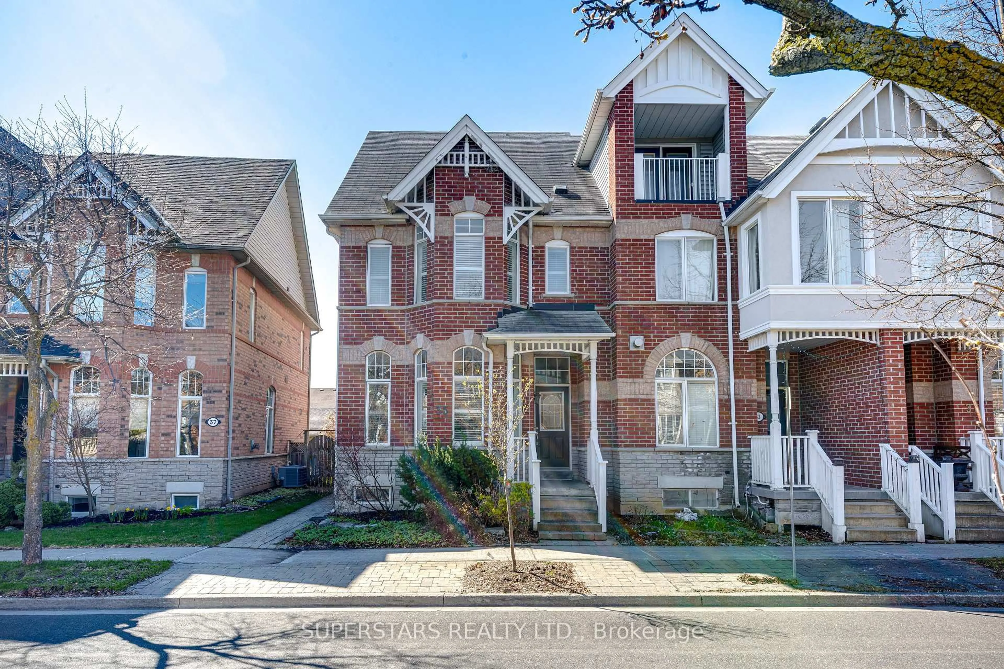 Home with brick exterior material, street for 35 Cornell Park Ave, Markham Ontario L6B 1B5