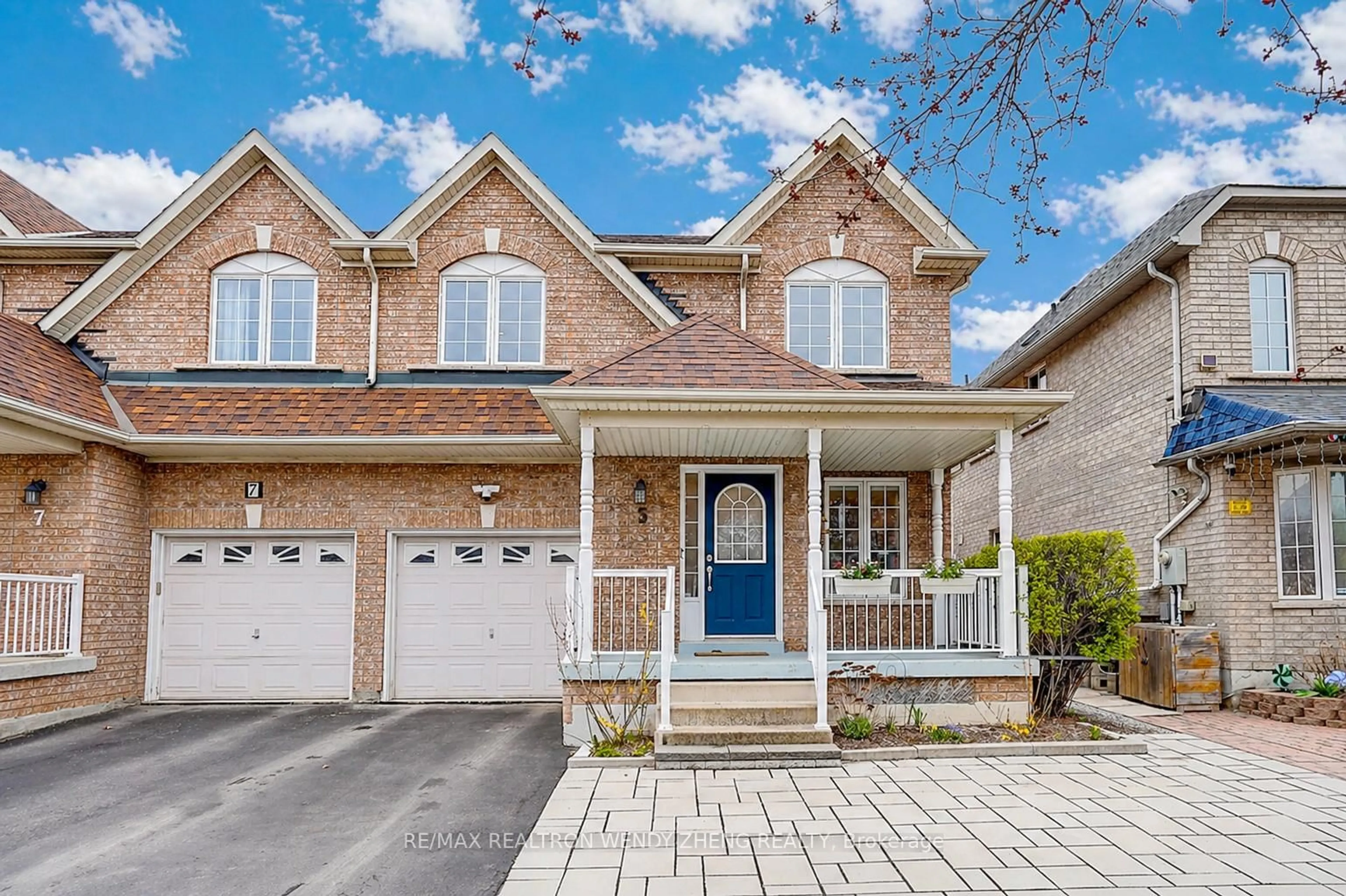 Home with brick exterior material, street for 5 Vineland St, Markham Ontario L3R 5S4