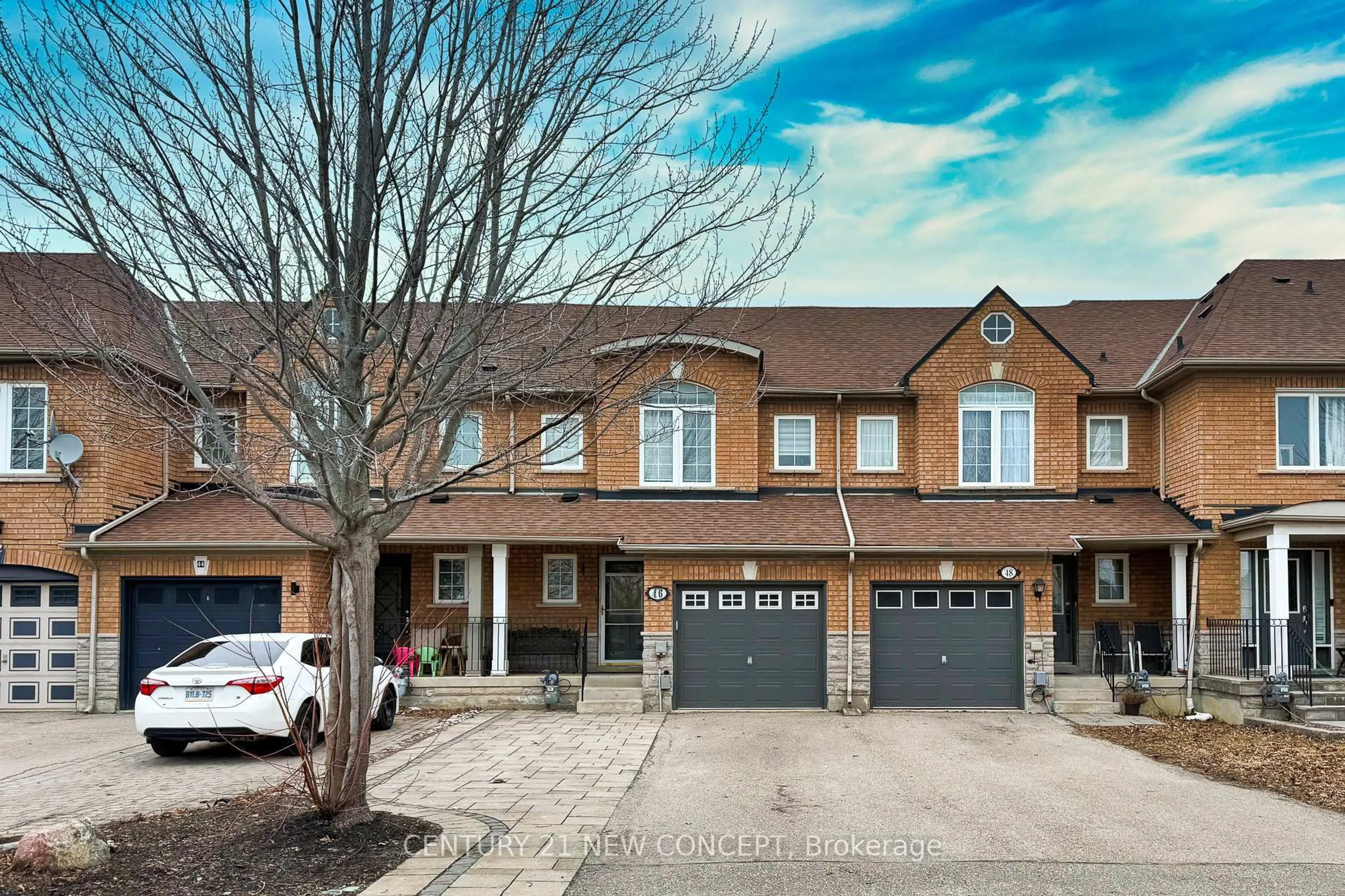 Home with brick exterior material, street for 46 Maple Sugar Lane, Vaughan Ontario L4J 8S5