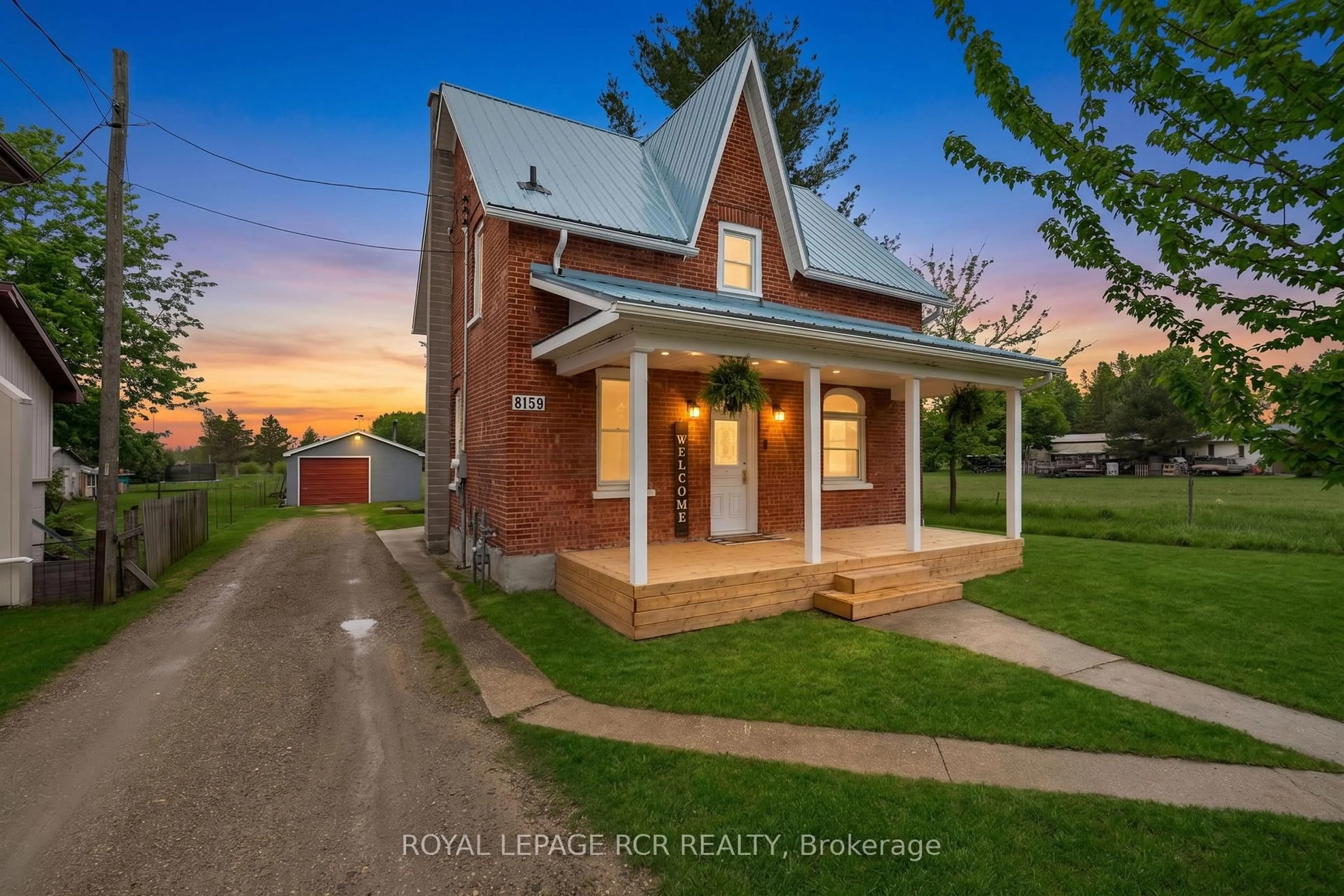 Home with brick exterior material, building for 8159 Main St, Adjala-Tosorontio Ontario L0M 1J0