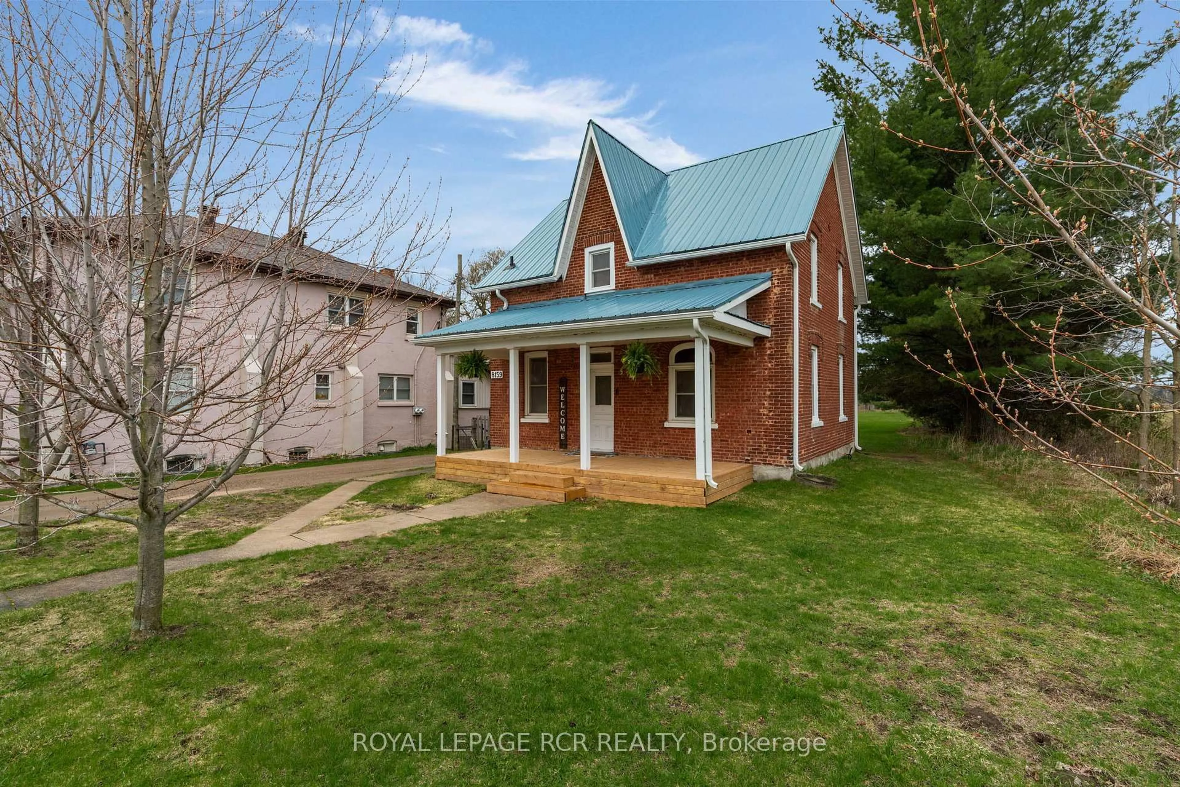 A pic from outside/outdoor area/front of a property/back of a property/a pic from drone, street for 8159 Main St, Adjala-Tosorontio Ontario L0M 1J0