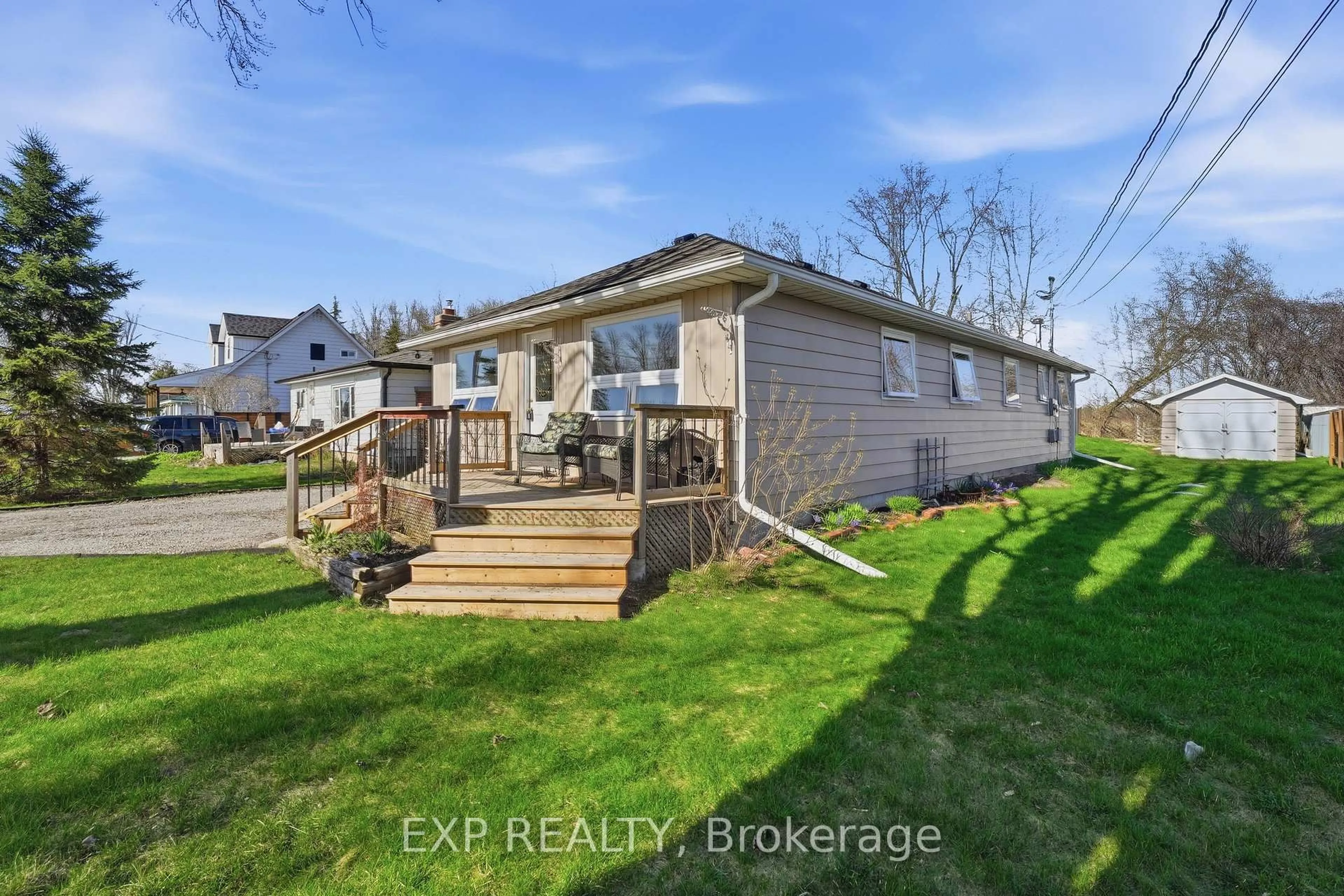 A pic from outside/outdoor area/front of a property/back of a property/a pic from drone, water/lake/river/ocean view for 33 Isle Vista Dr, Georgina Ontario L0E 1N0